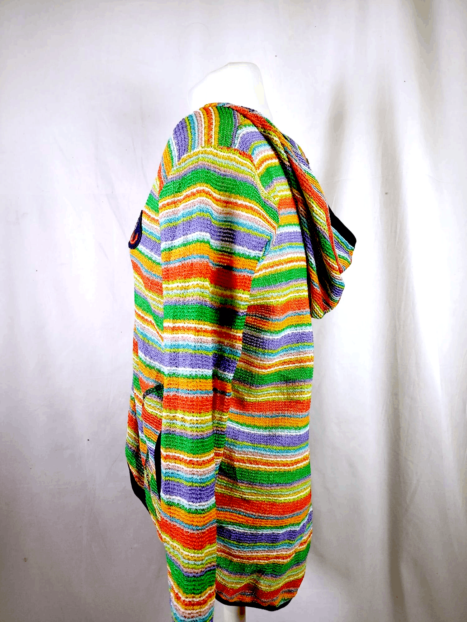 Japanese Brand LIZLIZA Mesh Net Cardigan Hoodie Size US L / EU 52-54 / 3 - 19 Thumbnail
