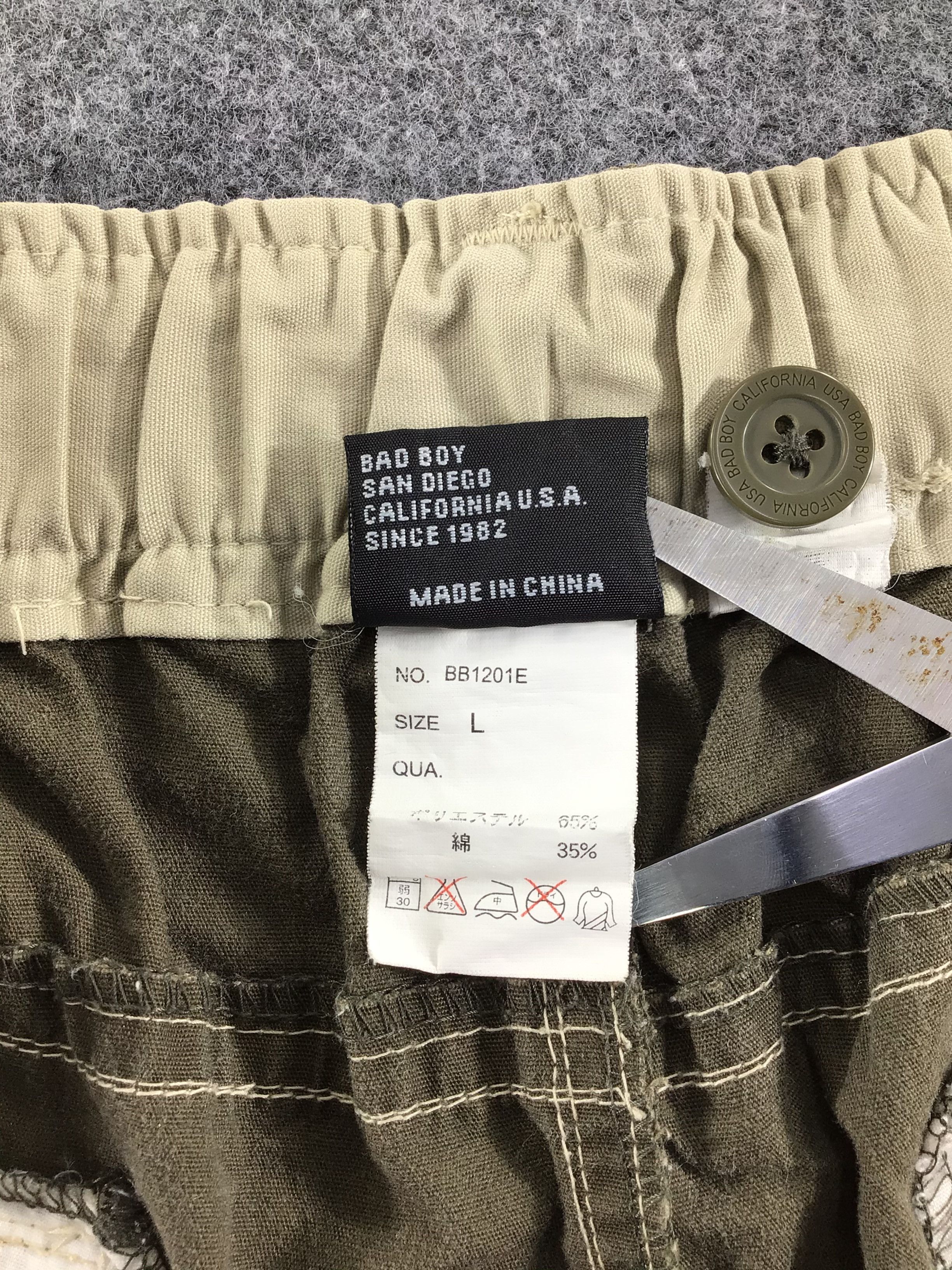 Japanese Brand Bad Boy Multi Pocket Parachute Cargo Pant-J221 Size US 34 / EU 50 - 10 Thumbnail