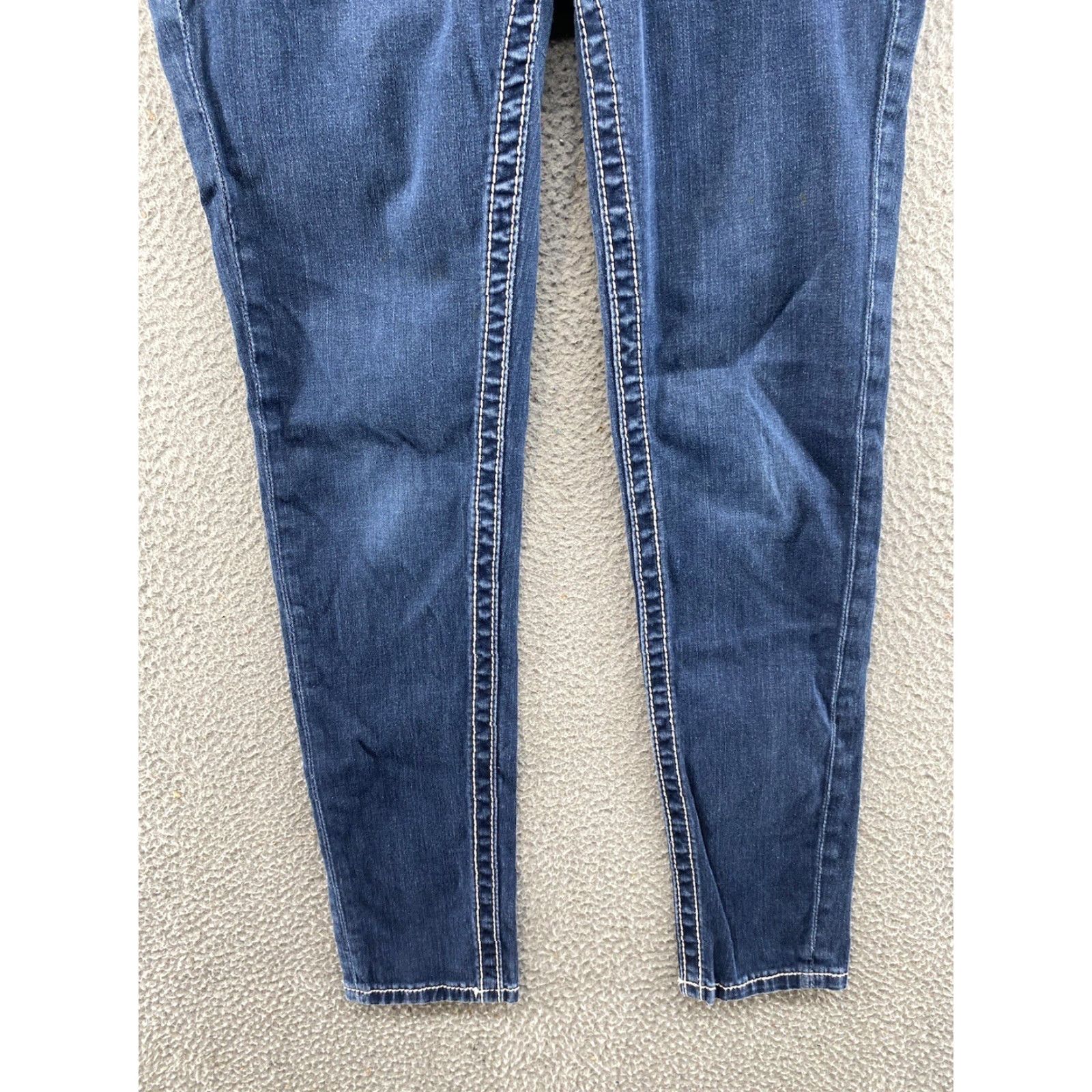 Miss Me Miss Me Jeans Women’s Blue Denim Skinny Low Rise Pockets JE4009534N Size 25 Size 42" / US 20 - 2 Thumbnail