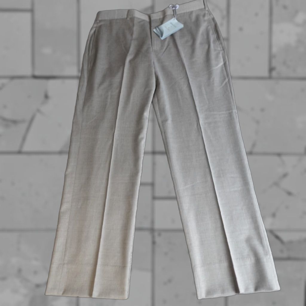 Brooks Brothers Brooks Brothers Pants 38 x 31 Beige Gray Flat Front Reda Flexo Madison NEW Mens Pants Chino Straight Inseam 31 Size US 38 / EU 54 - 1 Thumbnail