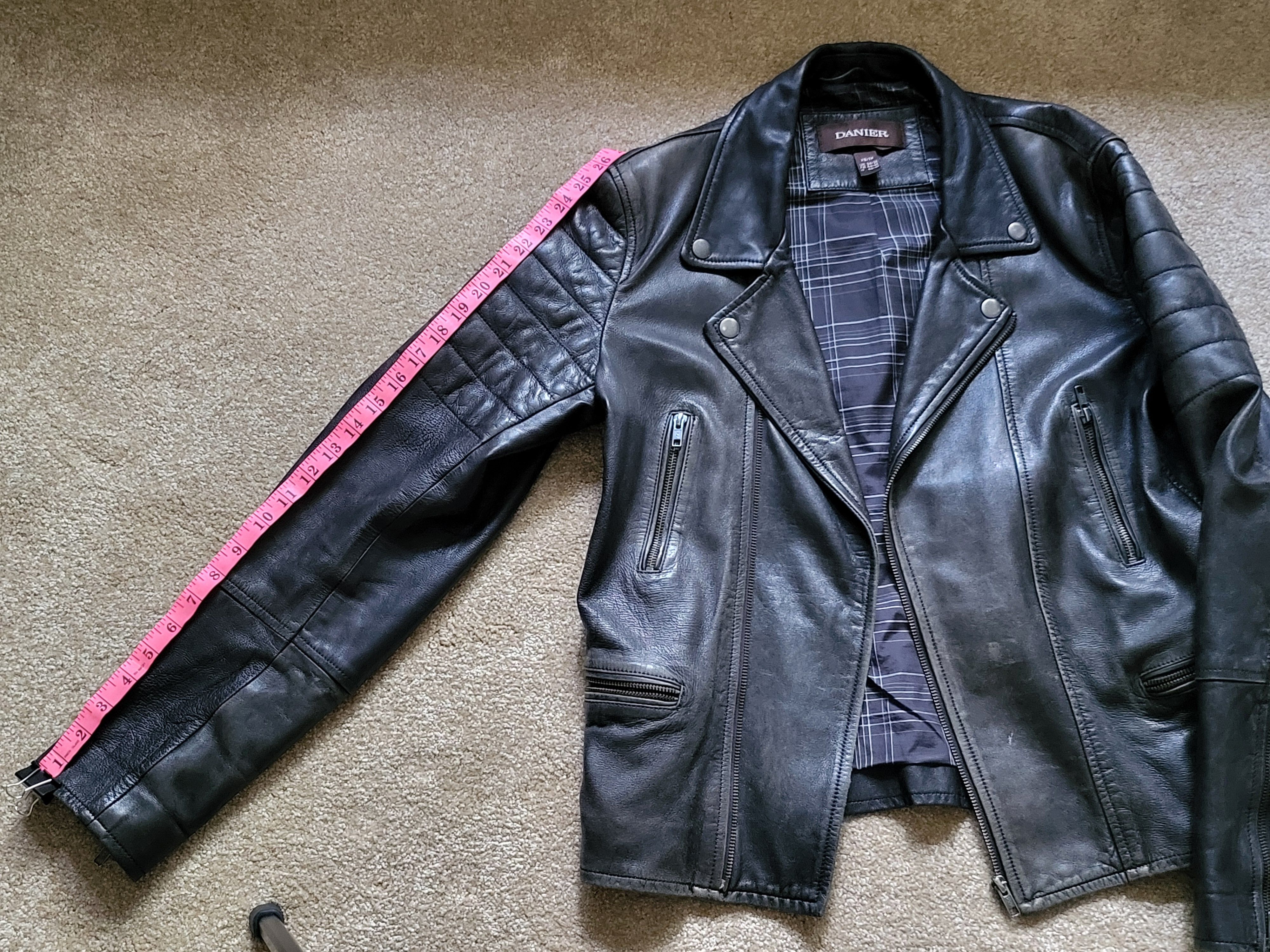 Danier Vintage Danier Calfskin Leather Motorcycle Jacket Size US XS / EU 42 / 0 - 7 Thumbnail