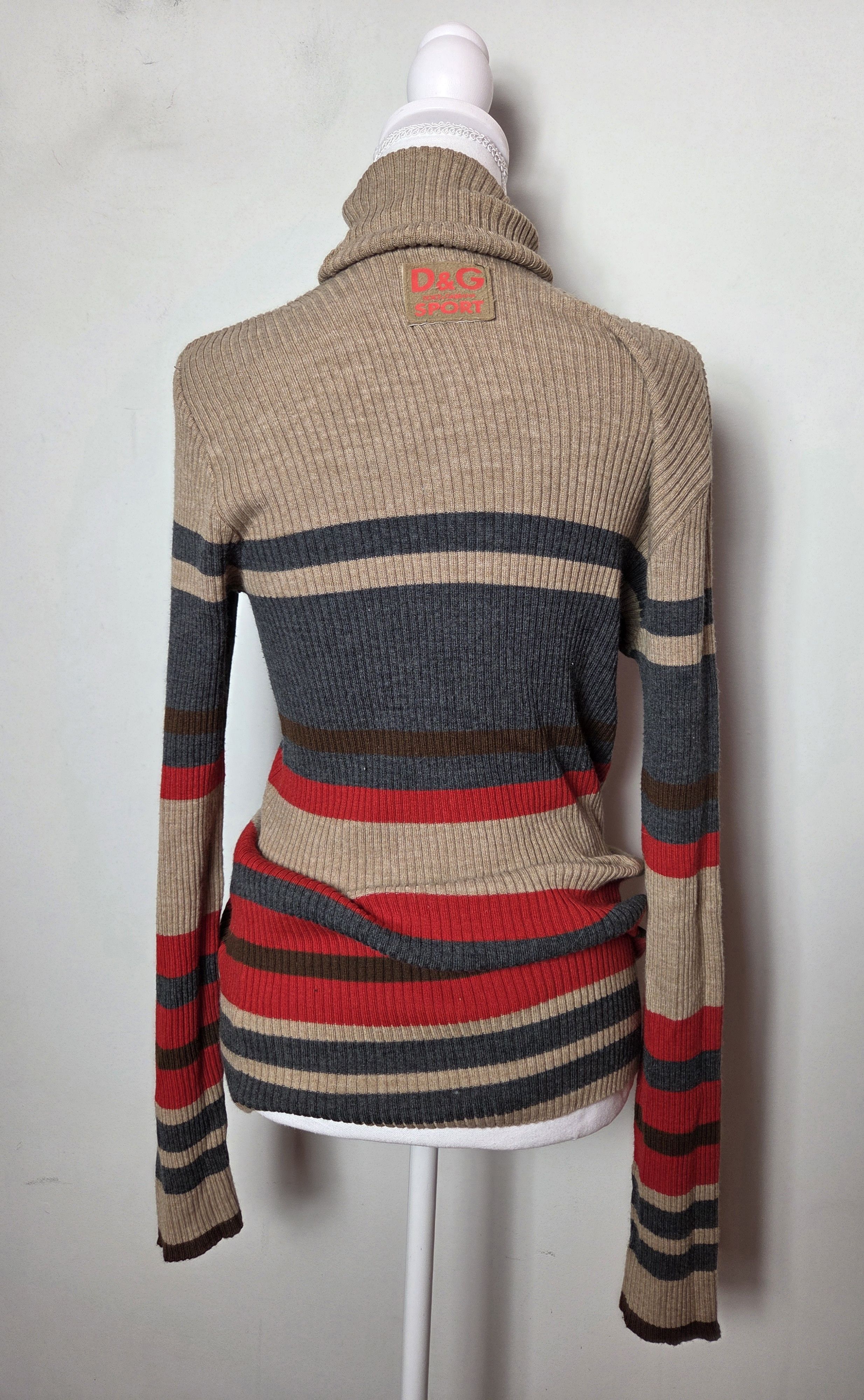 Dolce & Gabbana Dolce&Gabbana D&G turtleneck vintage archive mcbling y2k Size M / US 6-8 / IT 42-44 - 4 Thumbnail