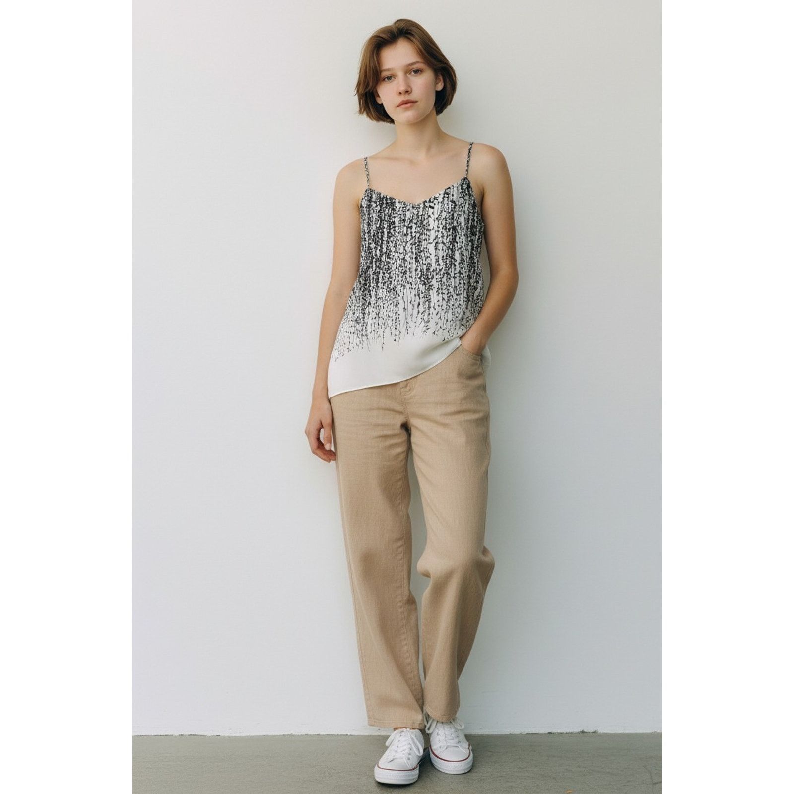 Diane von Furstenberg DIANE VON FURSTENBERG Wine Leaf Silk Top Overlay Set Size 6 Size M / US 6-8 / IT 42-44 - 2 Thumbnail