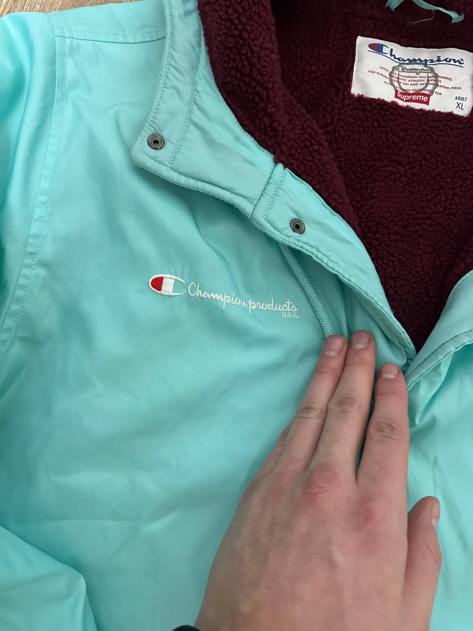 Champion Supreme x Champion Coaches Jacket FW10 Size US L / EU 52-54 / 3 - 8 Thumbnail