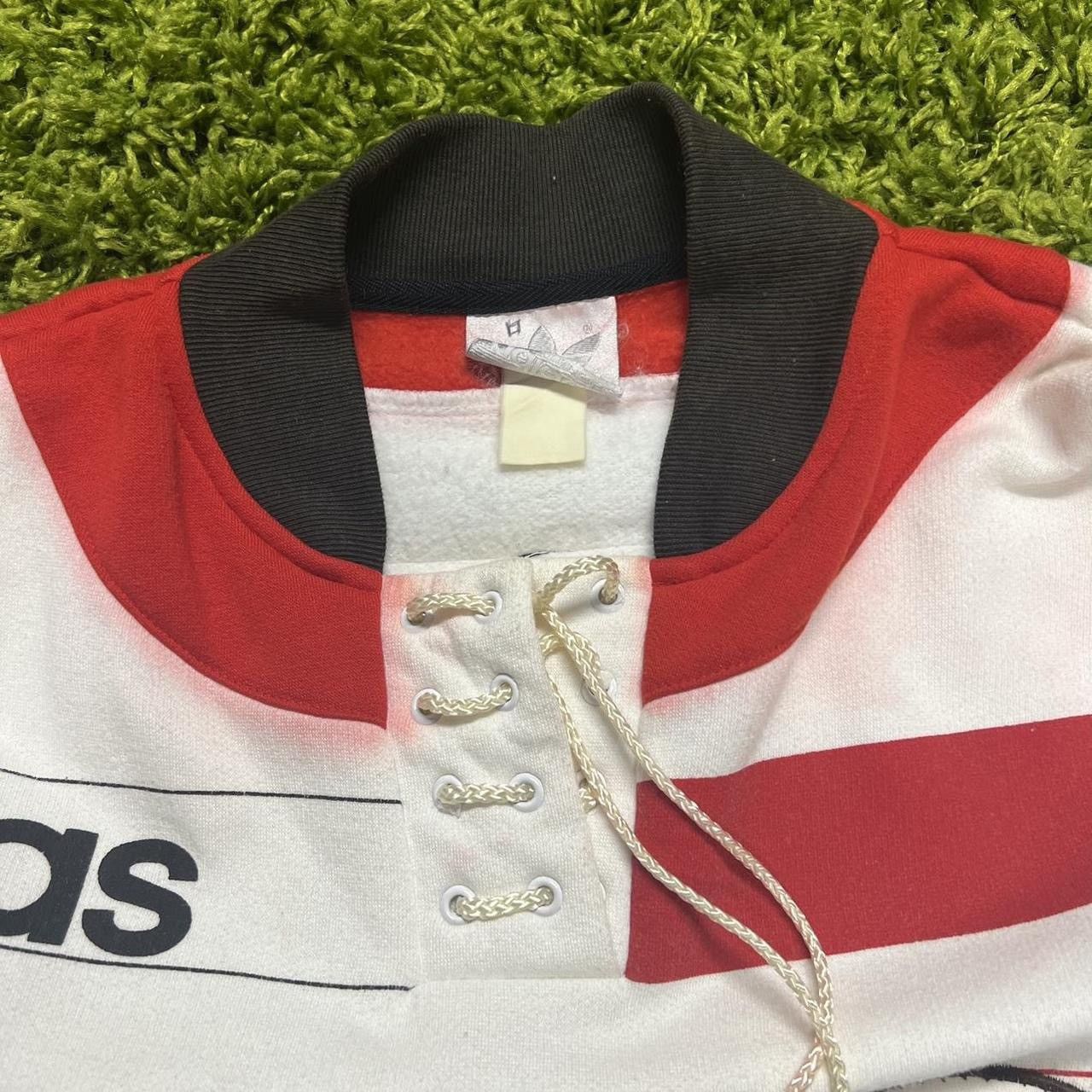 Adidas × Vintage Crazy Rare Vintage 80s Adidas Soccer Team Sweatshirt Jersey Size US L / EU 52-54 / 3 - 4 Thumbnail