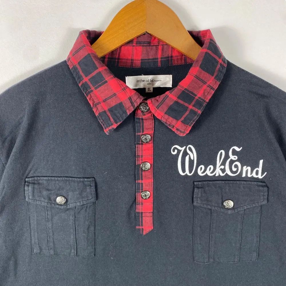 In The Attic IN THE ATTIC Week End Sound Signature Embroidery Polo Shirt Size US L / EU 52-54 / 3 - 2 Thumbnail