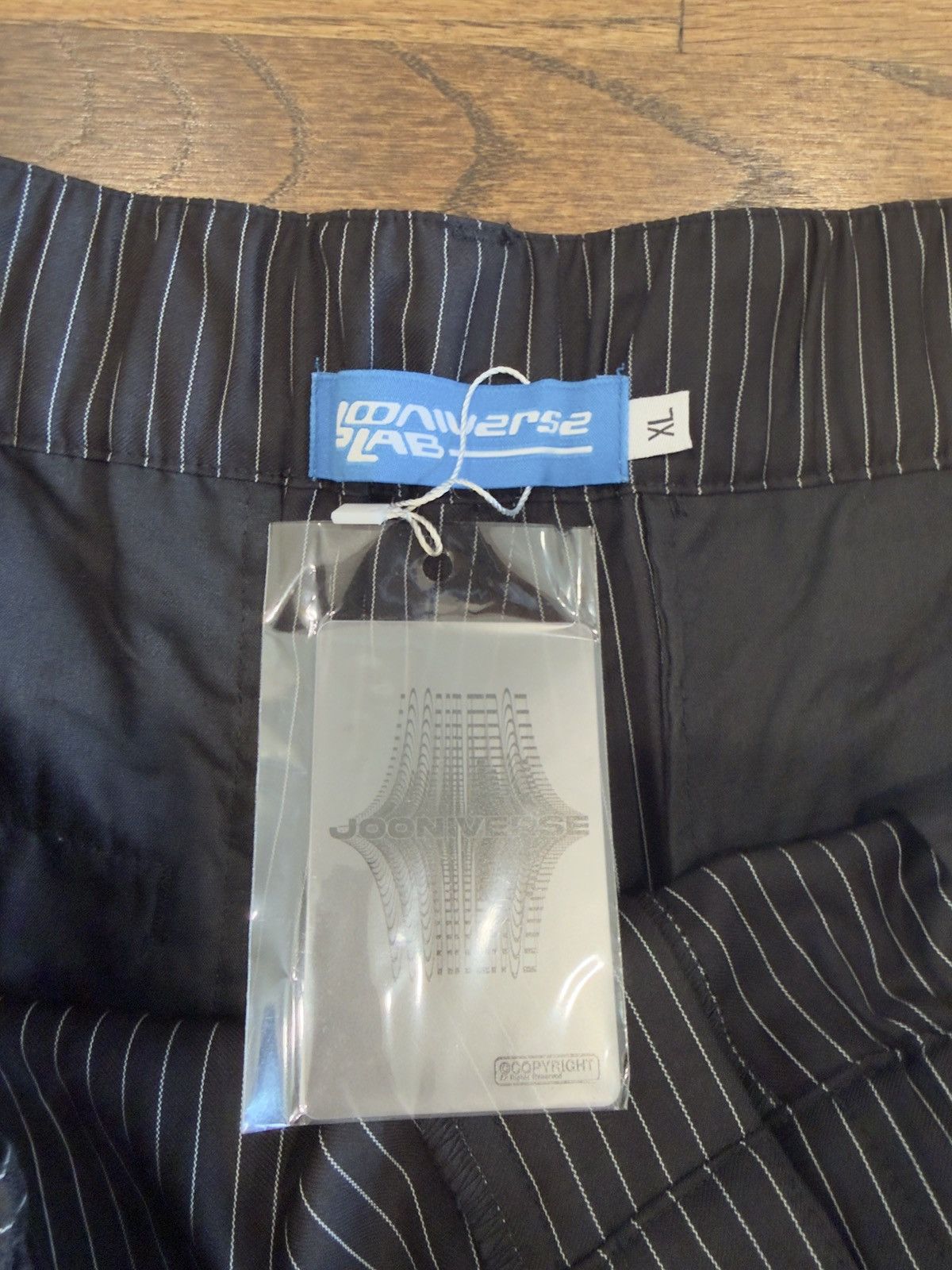 jOONIVERSE LAB Jooniverse Lab Pinstripe Pleated Trousers Size US 36 / EU 52 - 4 Thumbnail