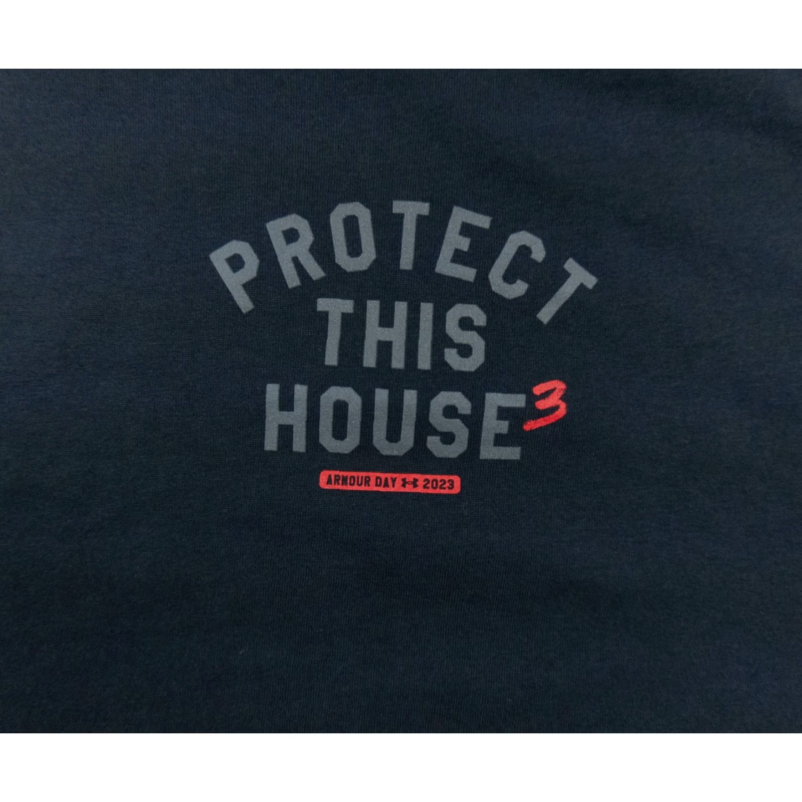 Under Armour Under Armour Shirt Short Sleeve Men’s Small Black Protect This House Graphic T-Shirt Mens Regular Fit Crew Neck All Seasons - 1990s? Size US S / EU 44-46 / 1 - 2 Thumbnail