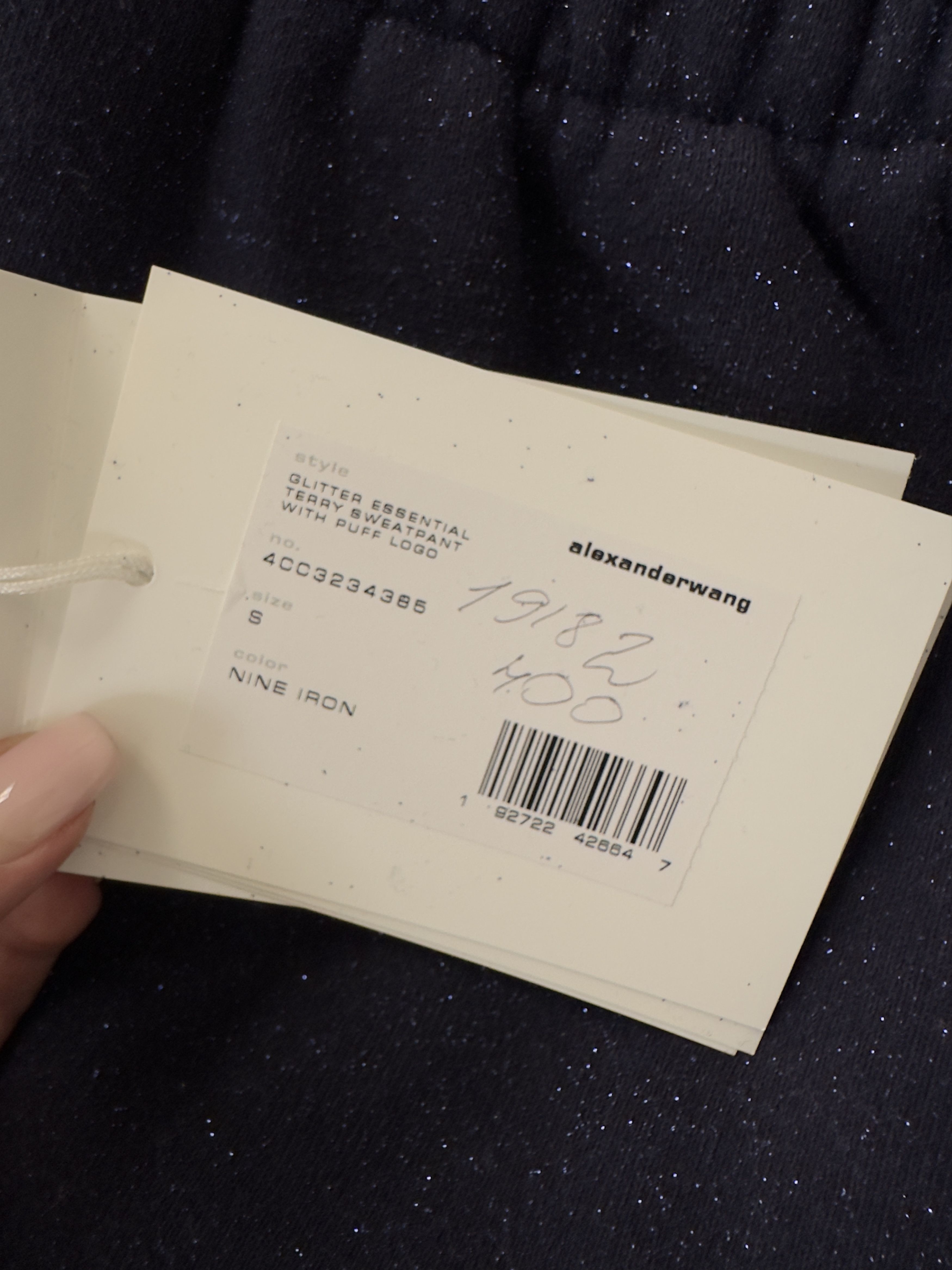 Alexander Wang Alexander Wang glitter-effect terry track pants Size 27" / US 4 / IT 40 - 7 Thumbnail