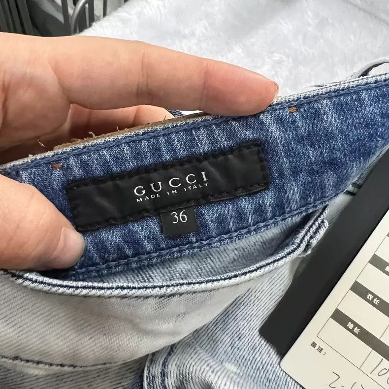 Gucci Gucci Washed blue destroys jeans 2502-Nextarrow Size US 36 / EU 52 - 3 Thumbnail