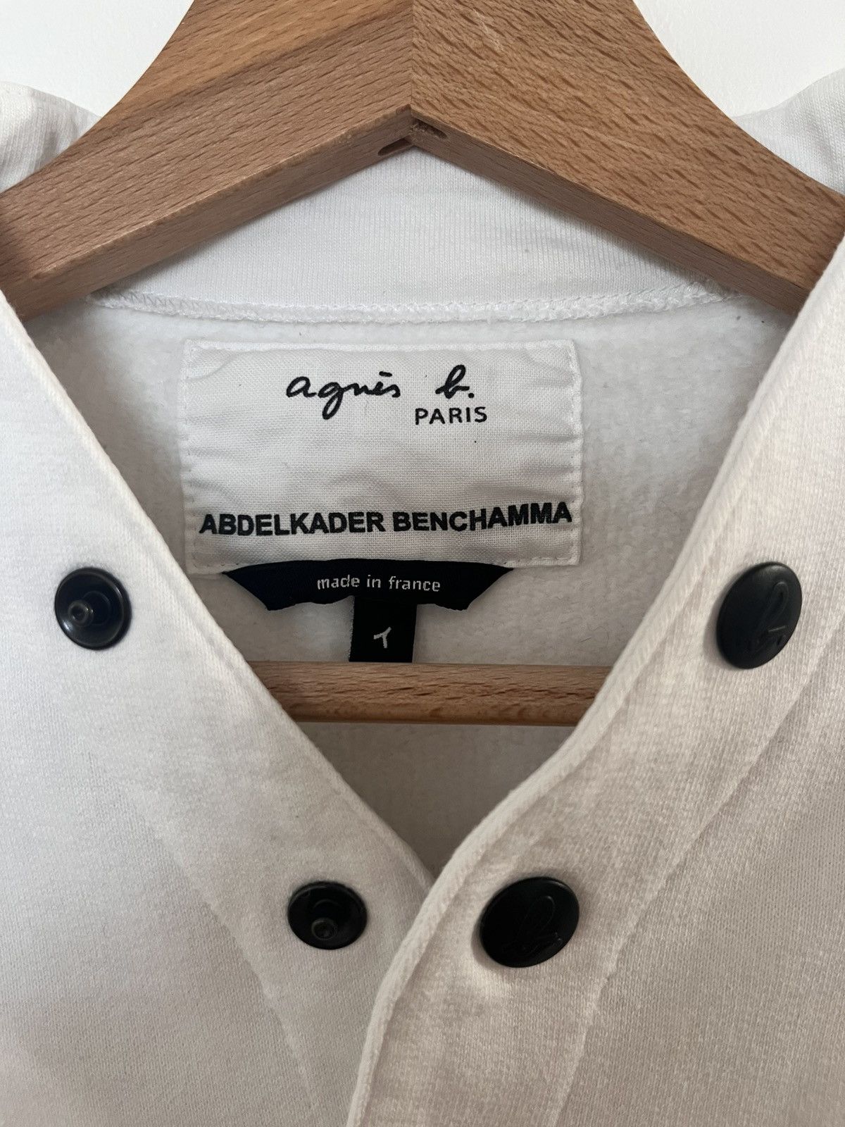 agnes b. Rare and iconic Agnès B Snap Cardigan x Abdelkader Benchama Size S / US 4 / IT 40 - 6 Thumbnail