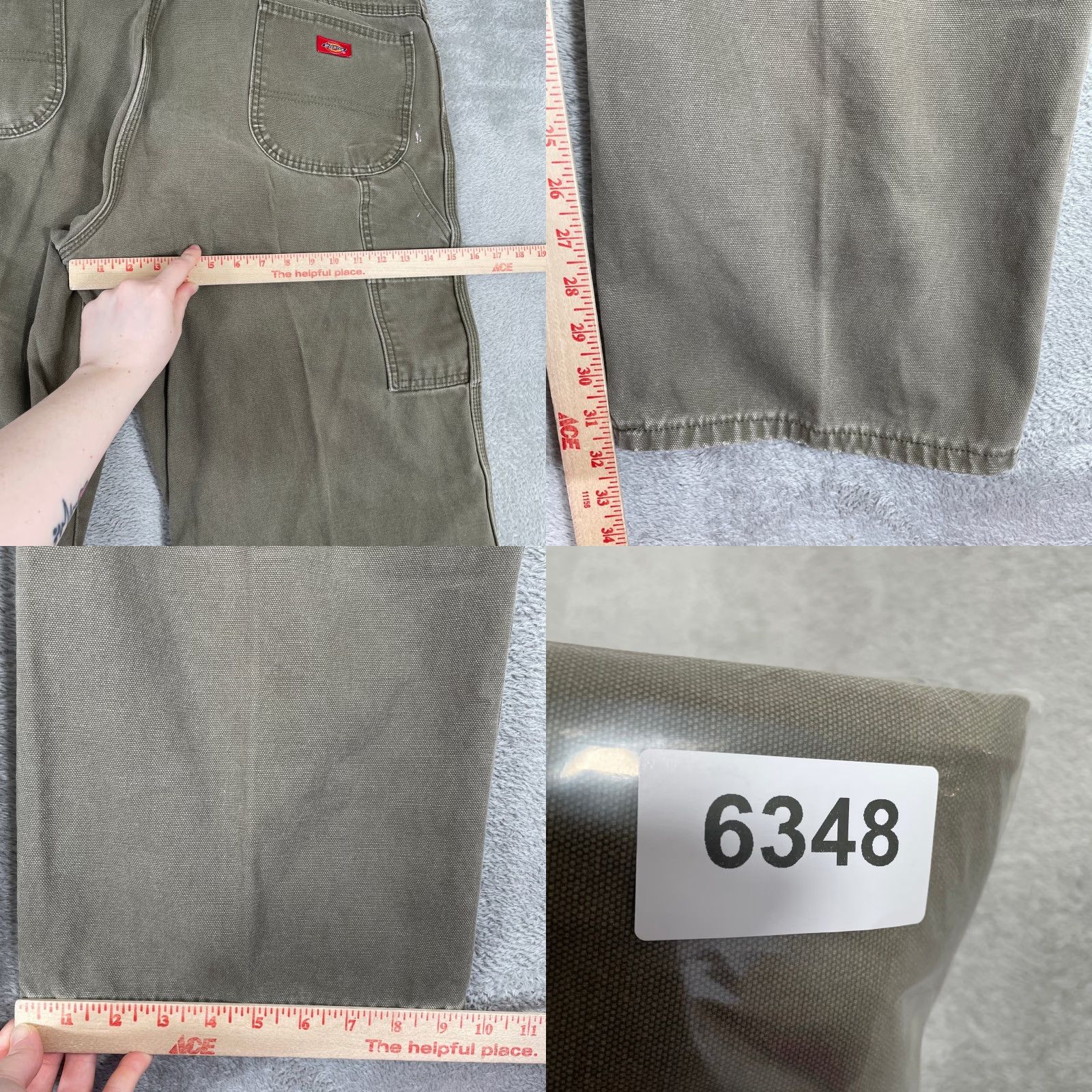 Dickies VINTAGE Dickies Carpenter Pants Mens 44x32 Brown Duck Canvas Workwear Skater Pants Mens Size US 44 / EU 60 - 9 Thumbnail