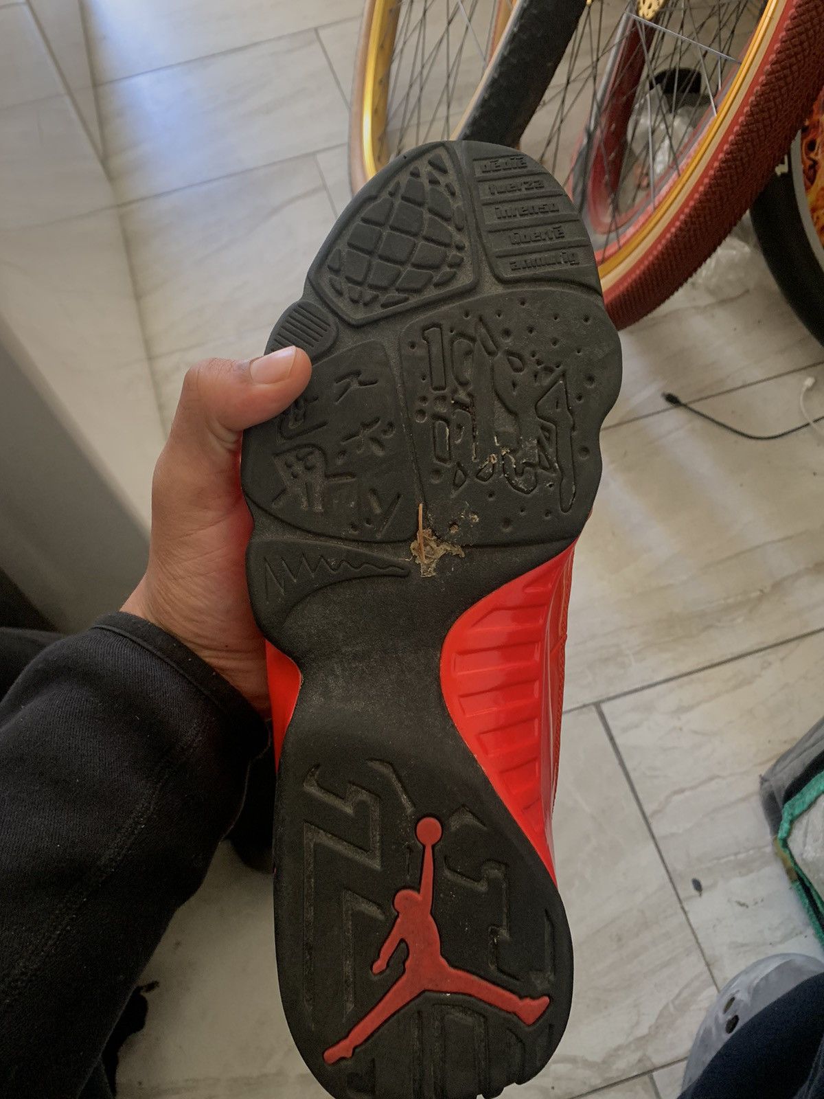 Jordan Brand Retro 9 Chilè Red Jordan’s Size US 13 / EU 46 - 4 Thumbnail