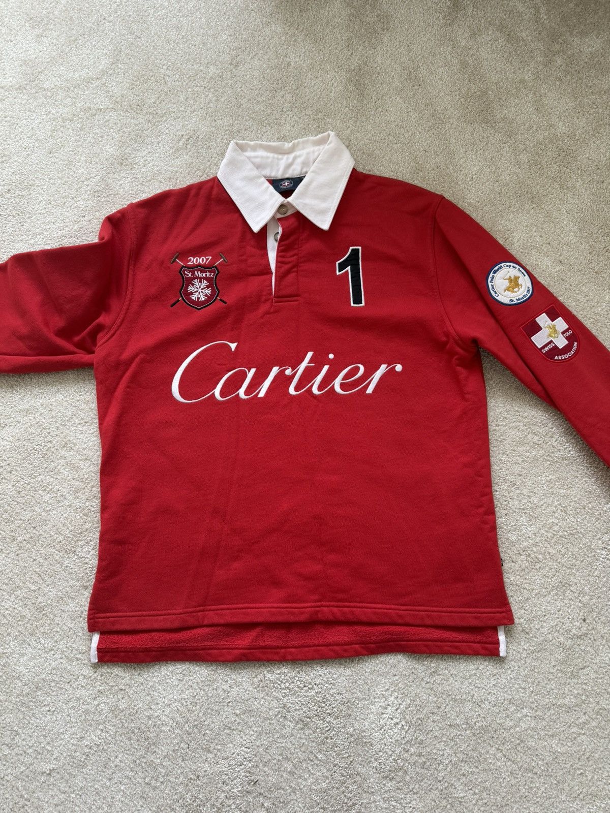 Cartier *Rare* Cartier X St. Moritz Rugby Shirt Size US S / EU 44-46 / 1 - 1 Thumbnail