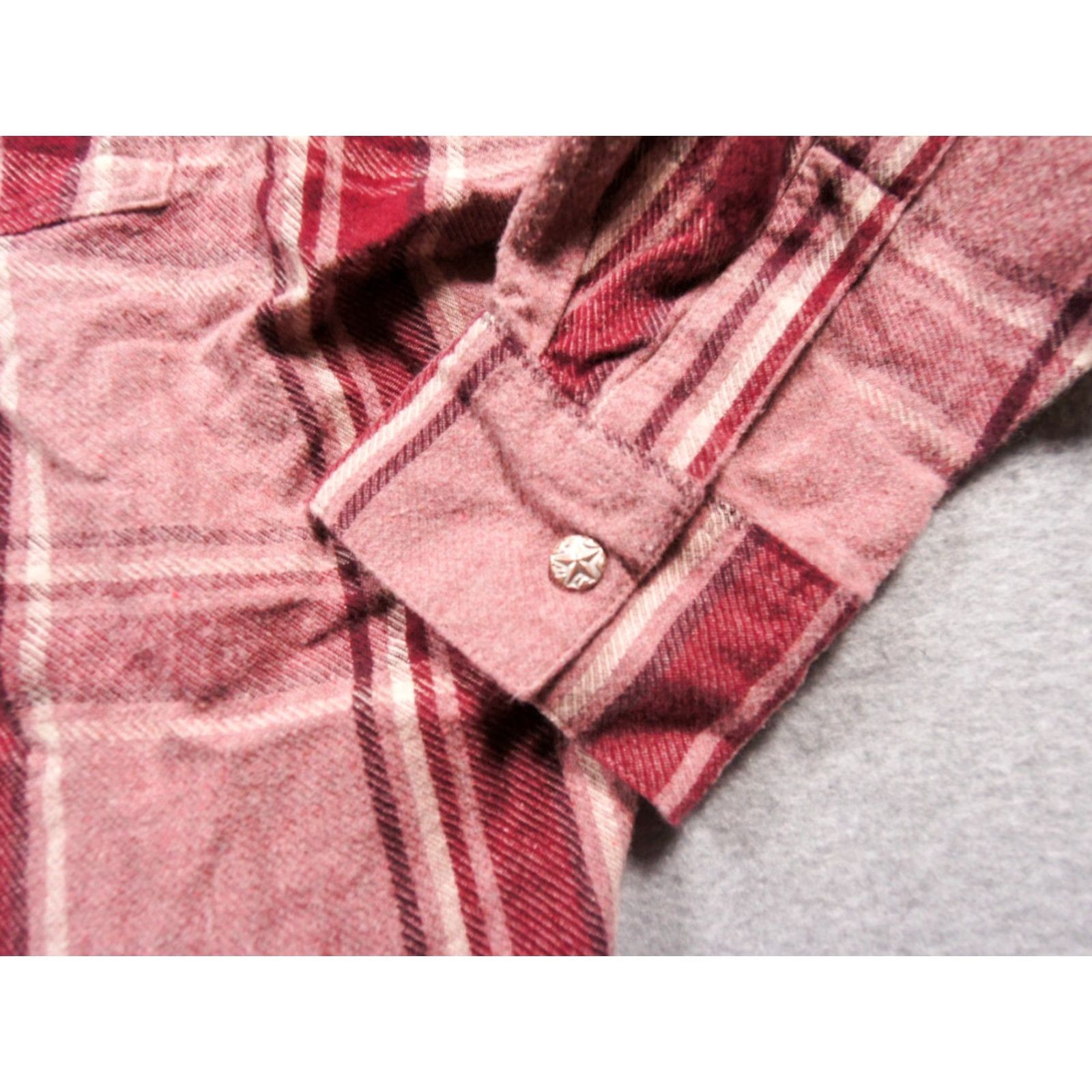 Ariat Ariat Shirt Womens Medium Pink Flannel Pullover Polo Relaxed Fit Plaid Western Shirt Size M / US 6-8 / IT 42-44 - 4 Thumbnail