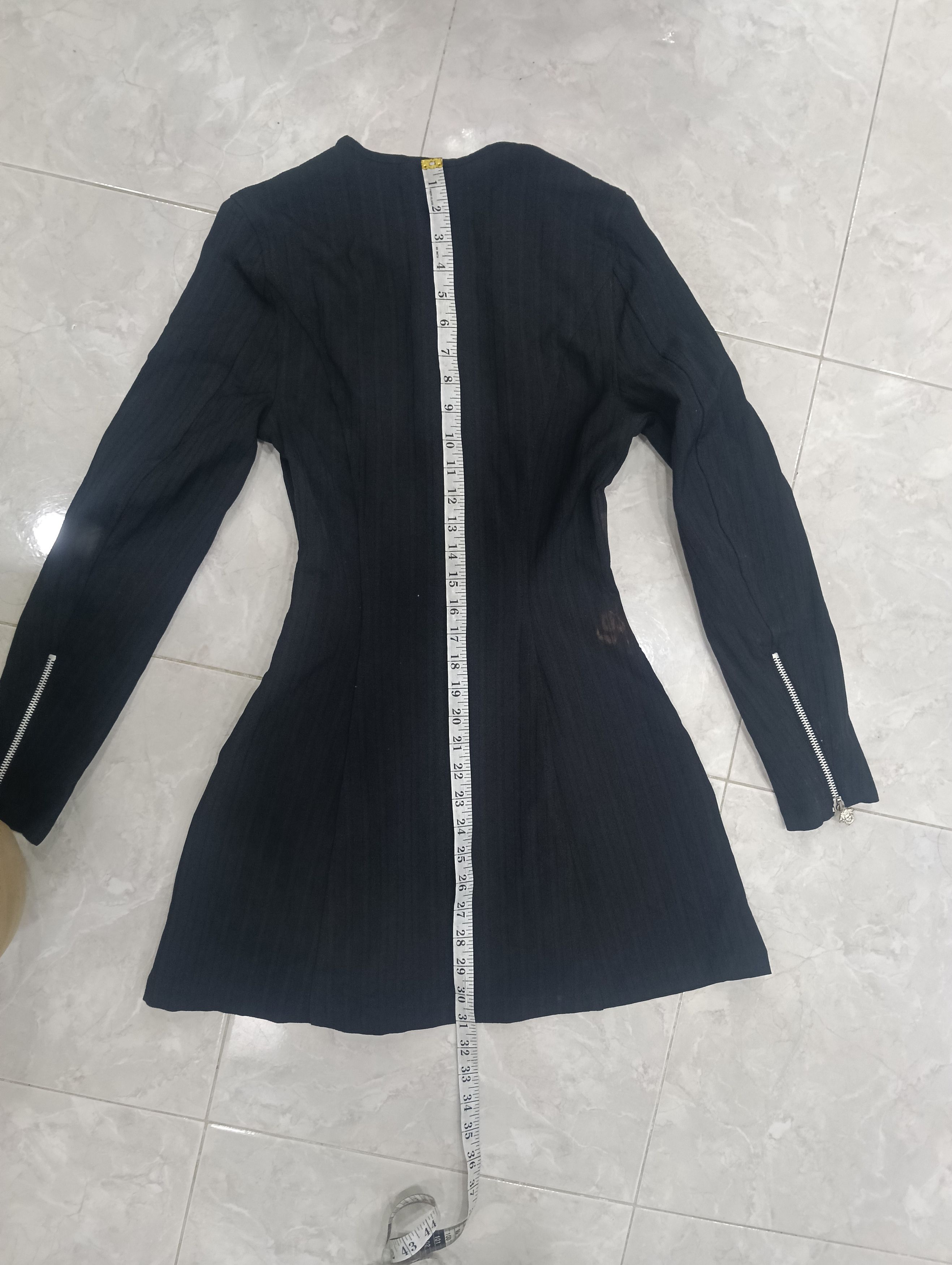 Versace Jeans Couture Vintage Versace Ribbed Dresses Long Sleeve Size S / US 4 / IT 40 - 18 Thumbnail
