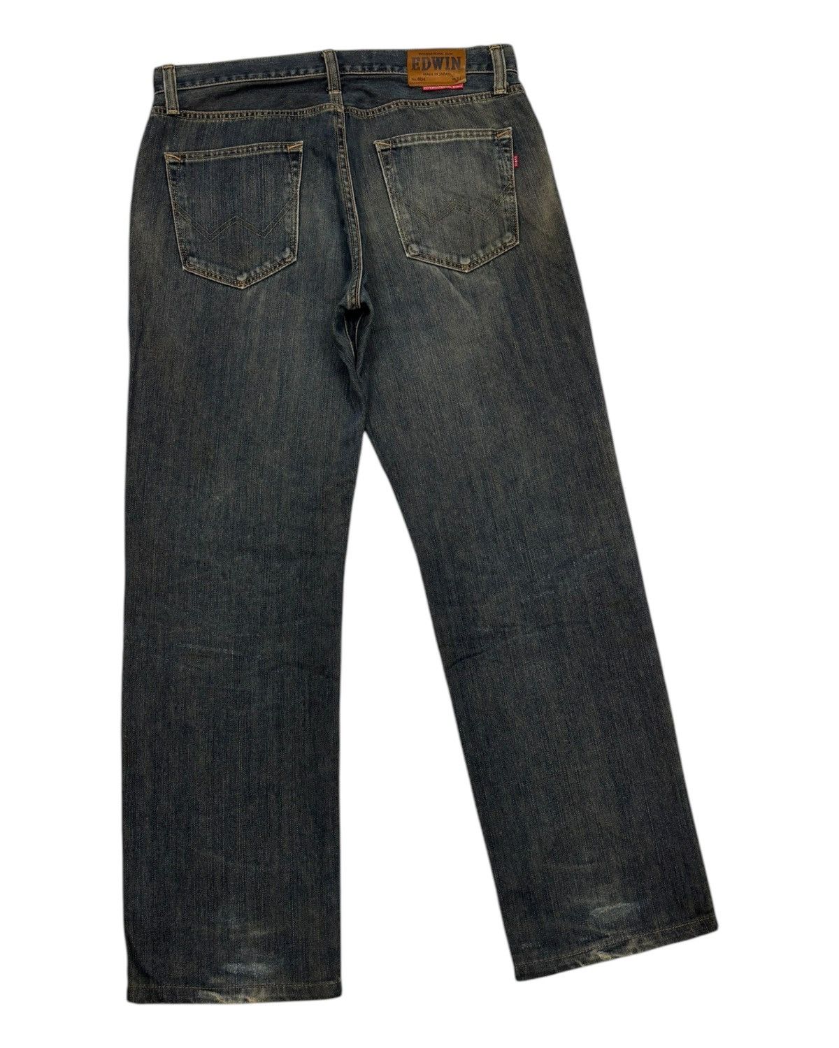 Edwin 🔥DISTRESSED DENIM EDWIN 404 MUD WASH REGULAR BAGGY JEANS Size US 36 / EU 52 - 8 Thumbnail