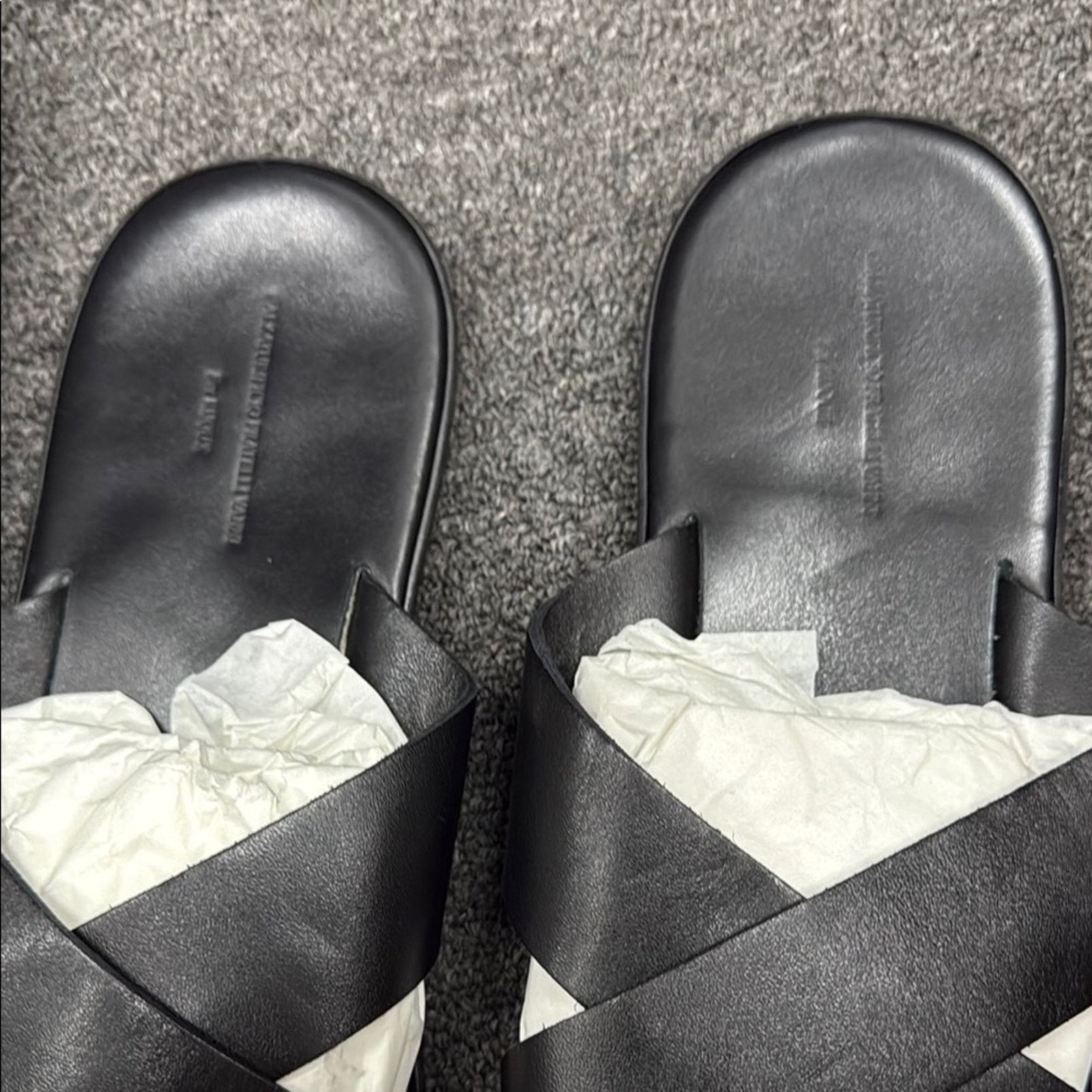 Other NWT Fratelli Vanni rijoux Black Leather Sandals US 12 EU 45 Size US 12 / IT 42 - 3 Thumbnail