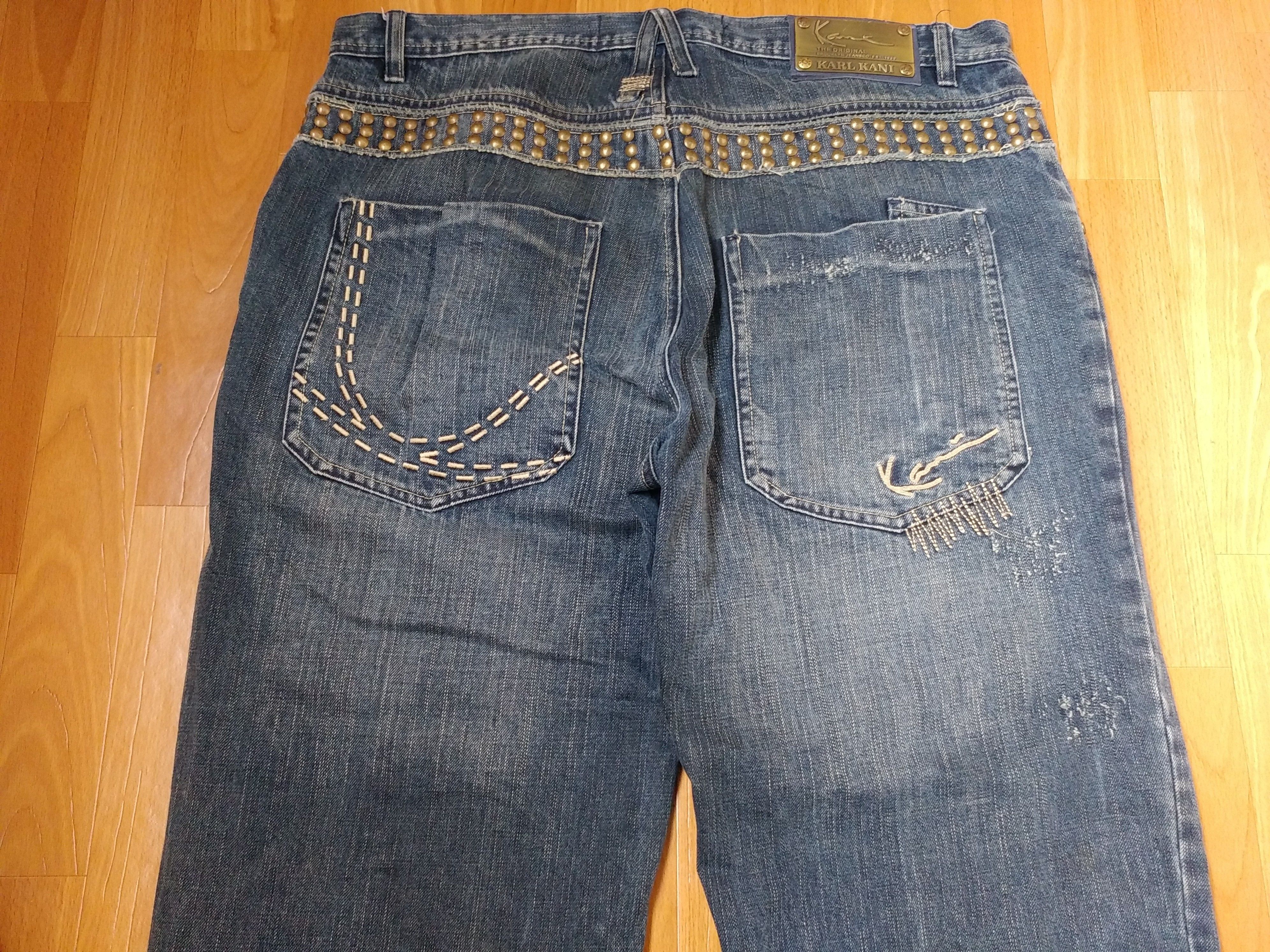 Karl Kani KARL KANI jeans, baggy, vintage Kani jeans, 90s hip hop W 36 Size US 36 / EU 52 - 9 Thumbnail