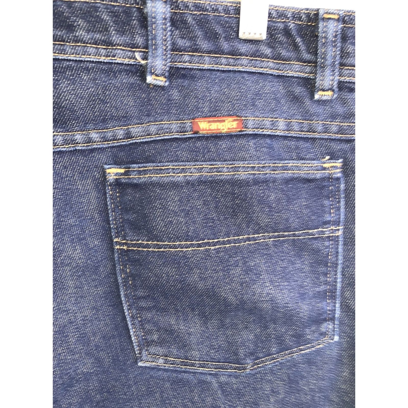 Wrangler VINTAGE Wrangler Jeans Indigo Wash Straight Mens 38x29 USA Made-11520 Size US 38 / EU 54 - 6 Thumbnail
