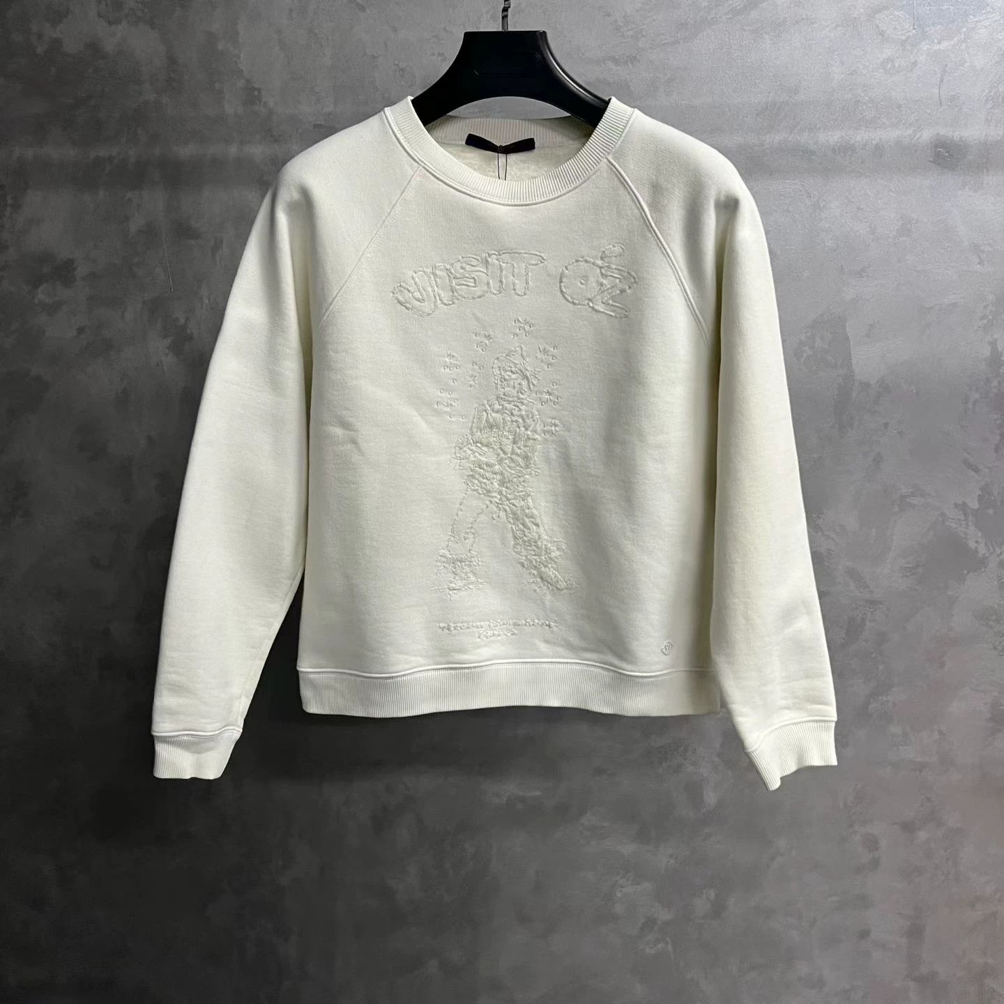 Louis Vuitton Louis Vuitton White Crewneck Sweatshirt Size US S / EU 44-46 / 1 - 1 Thumbnail
