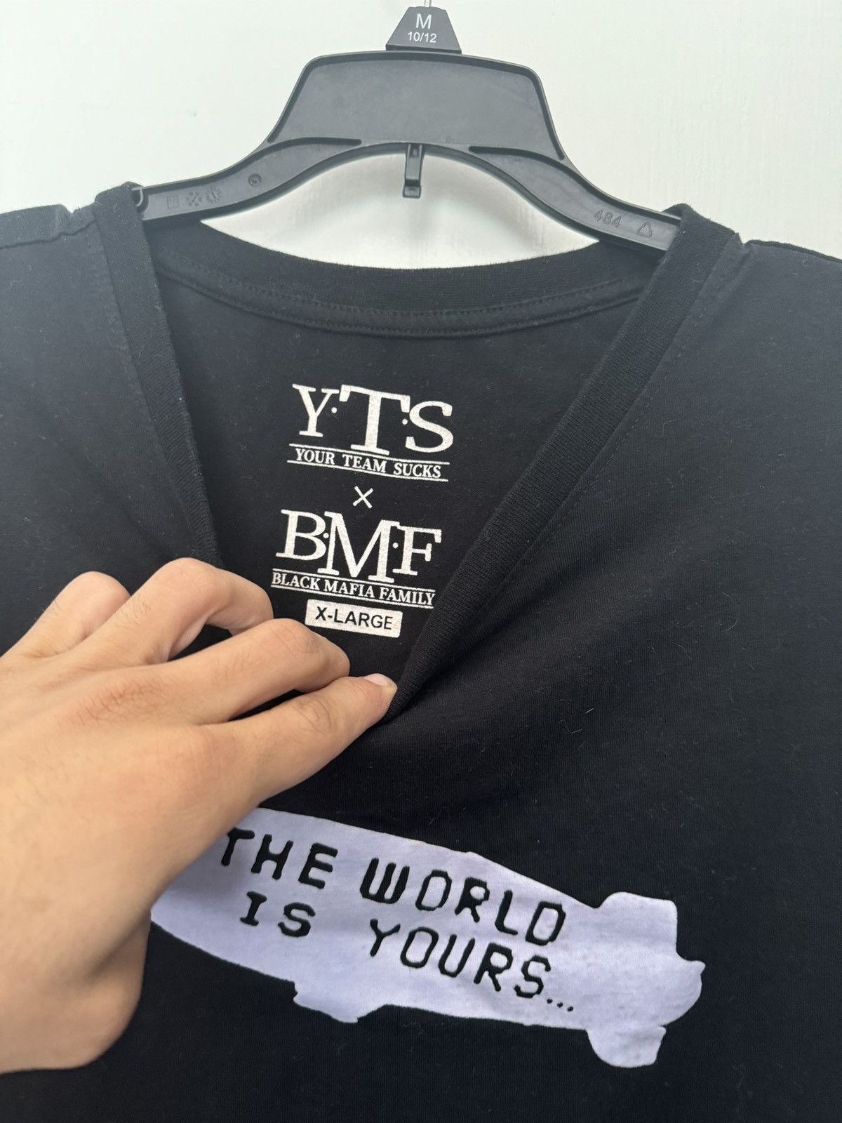 THE WORLD IS YOURS Black “The World is Yours” Nas Graphic tee (XL) Size US XL / EU 56 / 4 - 3 Thumbnail