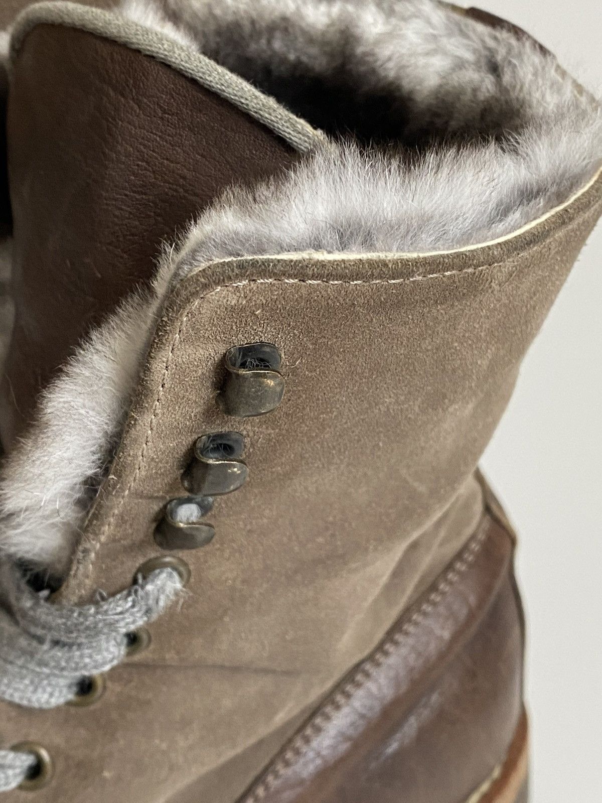 Brunello Cucinelli Brunello Cucinelli Shearling Lined Leather Winter Boots Y2k Size US 8 / IT 38 - 9 Thumbnail