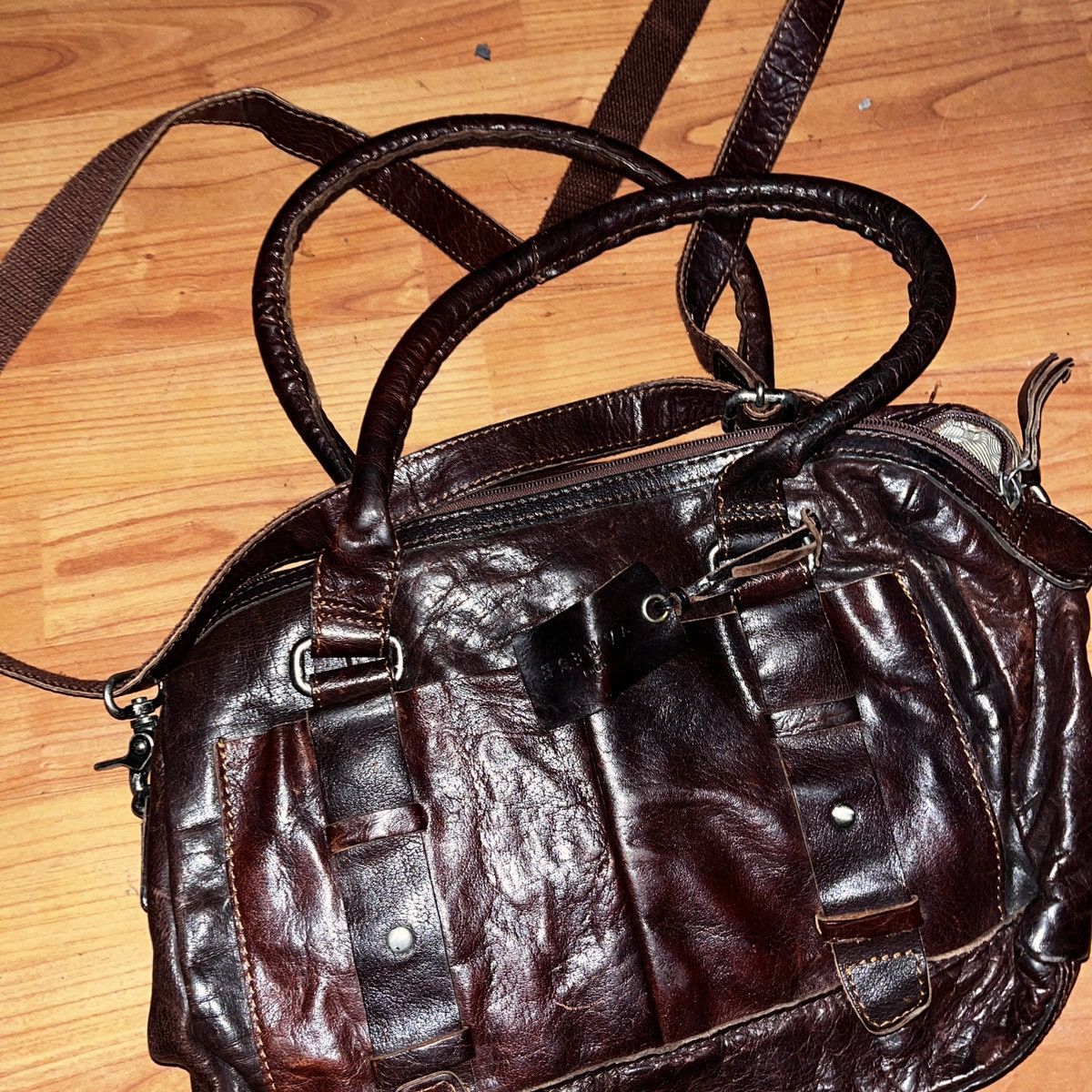 Other Vintage Leather Shoulder Bag Purse 90’s Y2K Size ONE SIZE - 3 Thumbnail