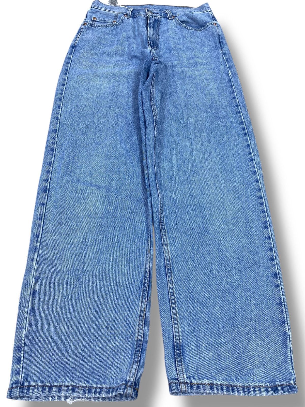 Levi's Levi’s Acid Wash Whiskered Style Straight Leg Jeans Size US 31 - 1 Thumbnail