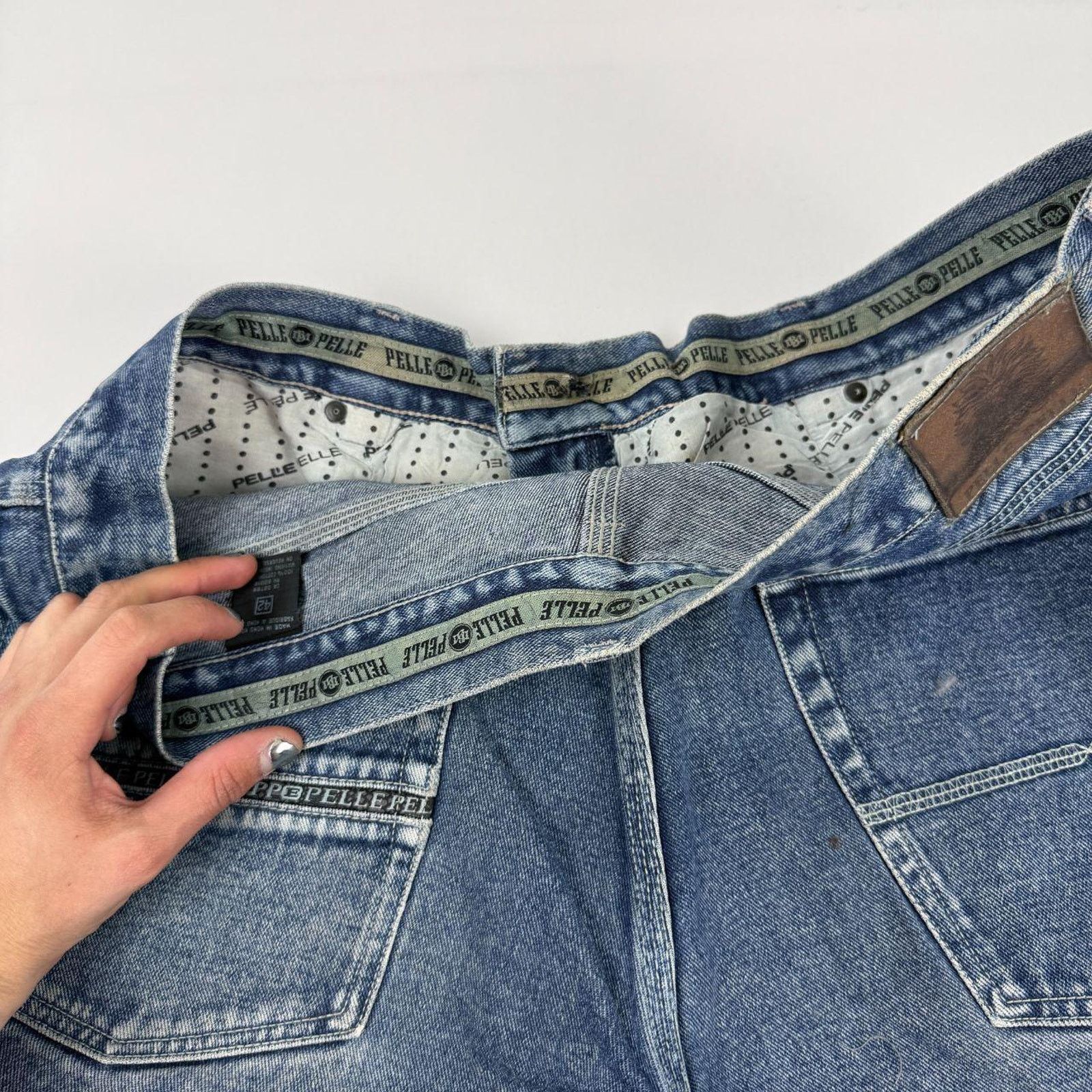 Vintage archive y2k baggy wide leg skater faded rare jeans