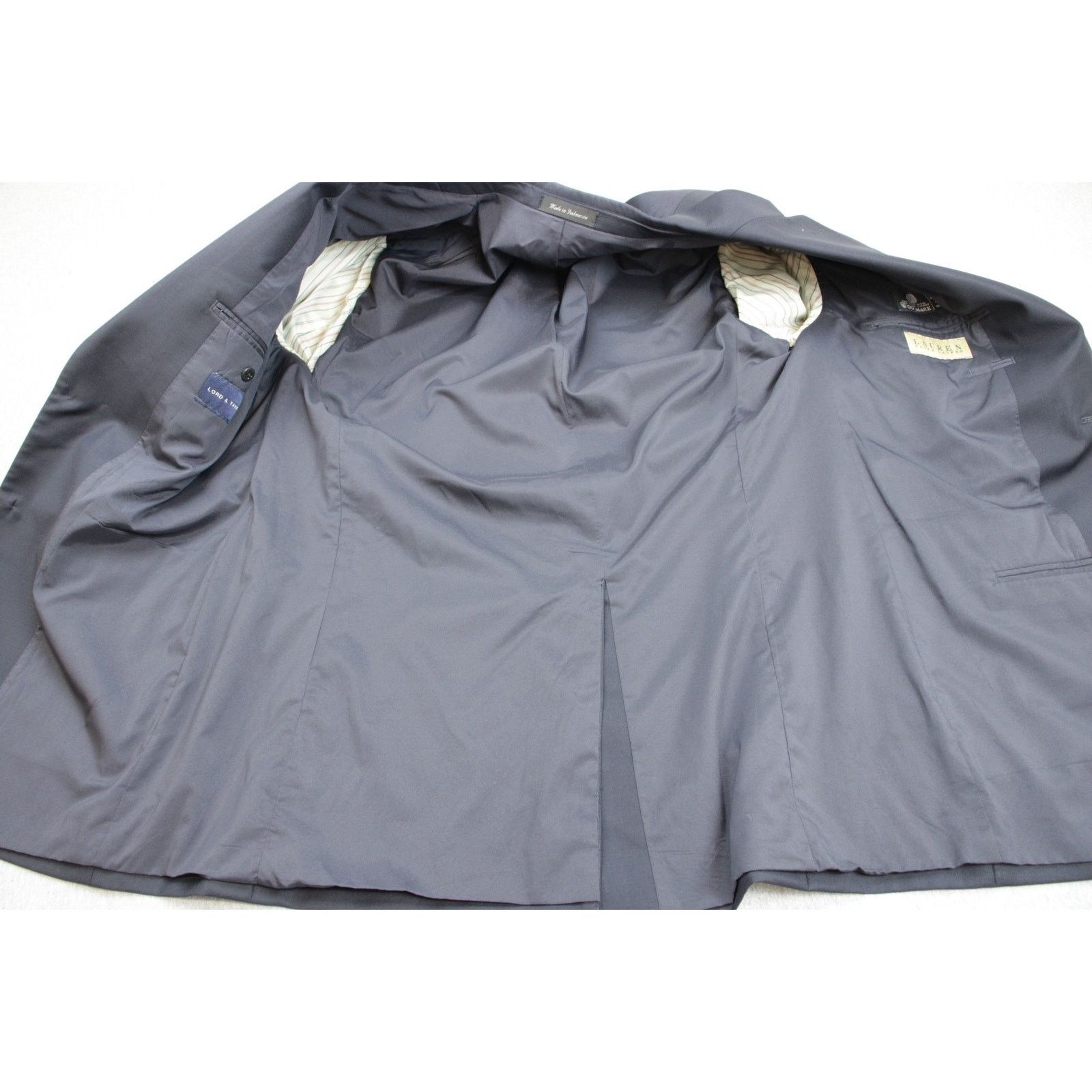 Lauren Ralph Lauren Lauren Ralph Lauren Blazer Mens 42L Navy Blue 100% Wool Size 42L - 4 Thumbnail