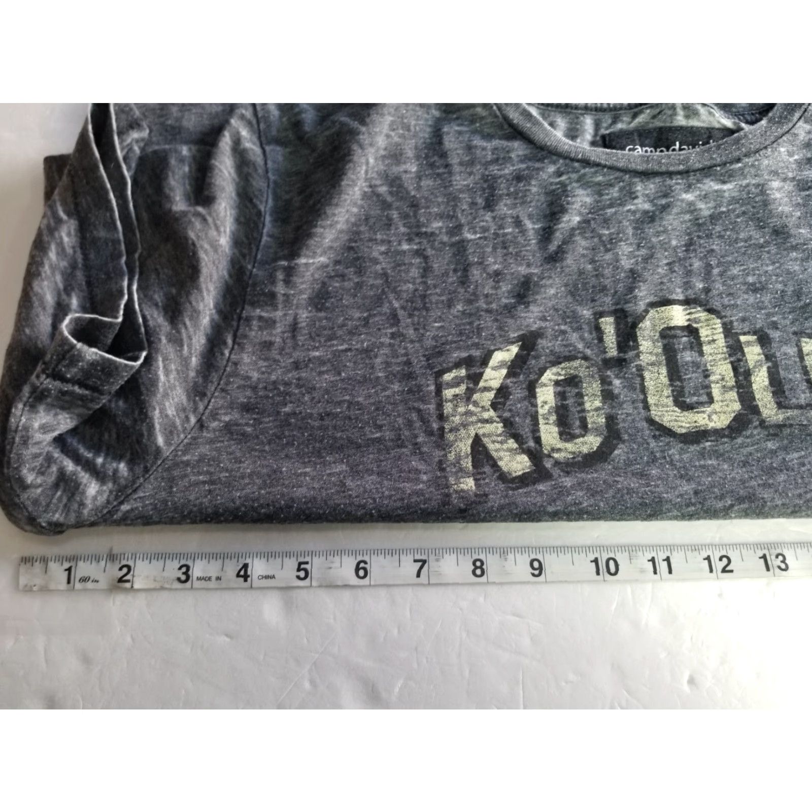 Vintage Camp David Camp David Ko Olina Hawaii Short Sleeve T-Shirt Shirt Surfboard Surf Men XL Gray Shirt Surfing Mens XL Gray Size US XL / EU 56 / 4 - 3 Thumbnail