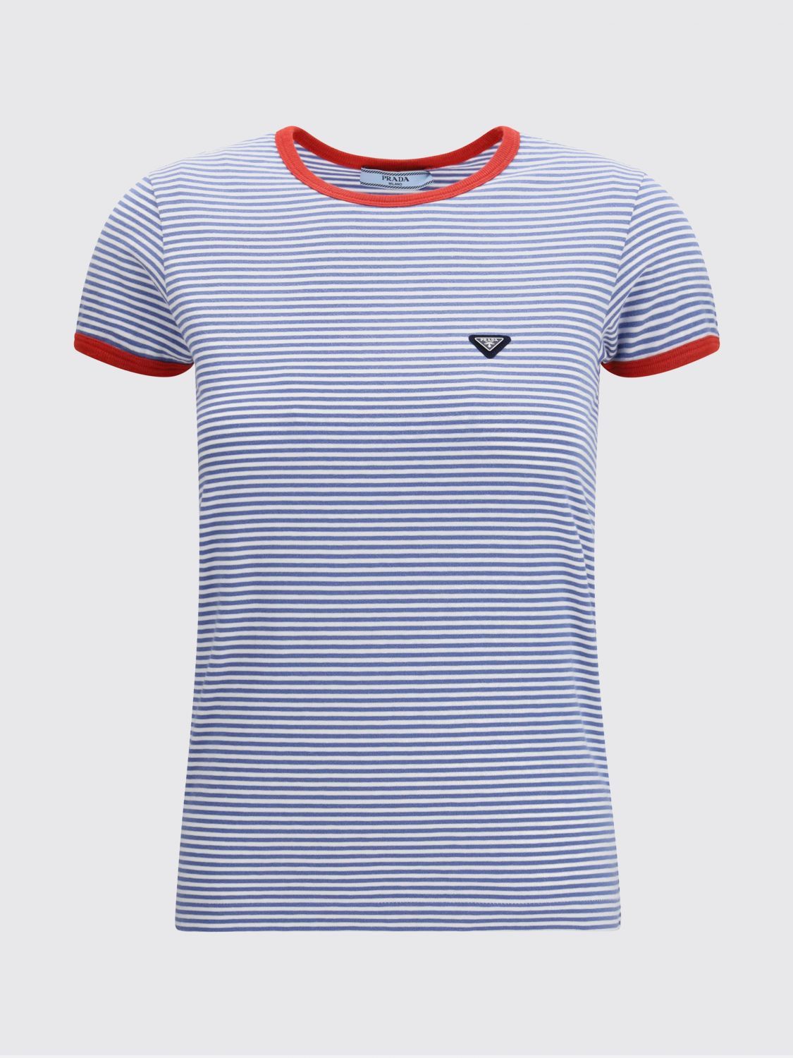 Prada Prada T-Shirt Woman Periwinkle Size S / US 4 / IT 40 - 1 Preview
