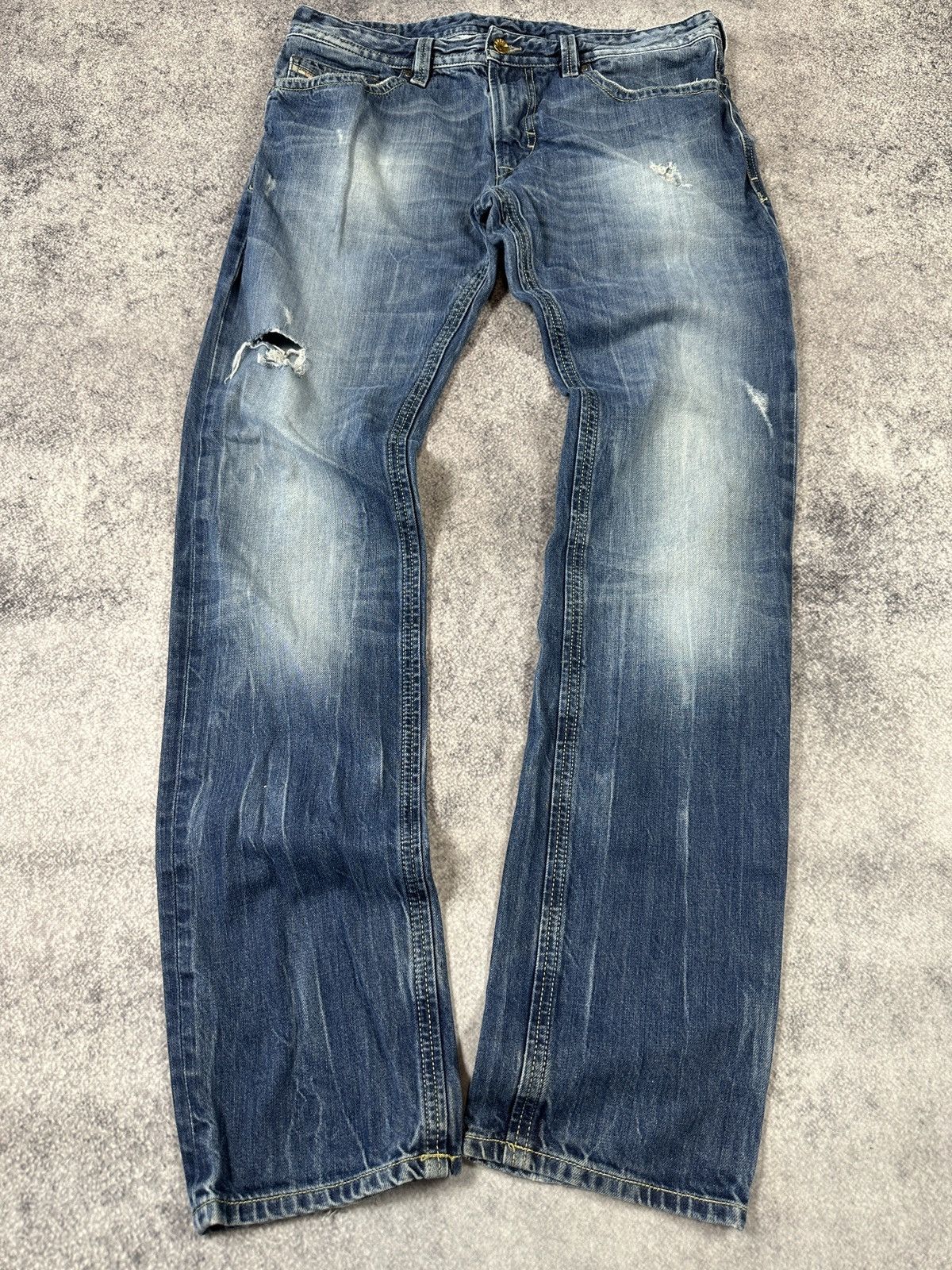 Diesel Y2K Vintage Diesel Thavar Jeans Denim Streetwear Style USA L Size US 34 / EU 50 - 1 Thumbnail