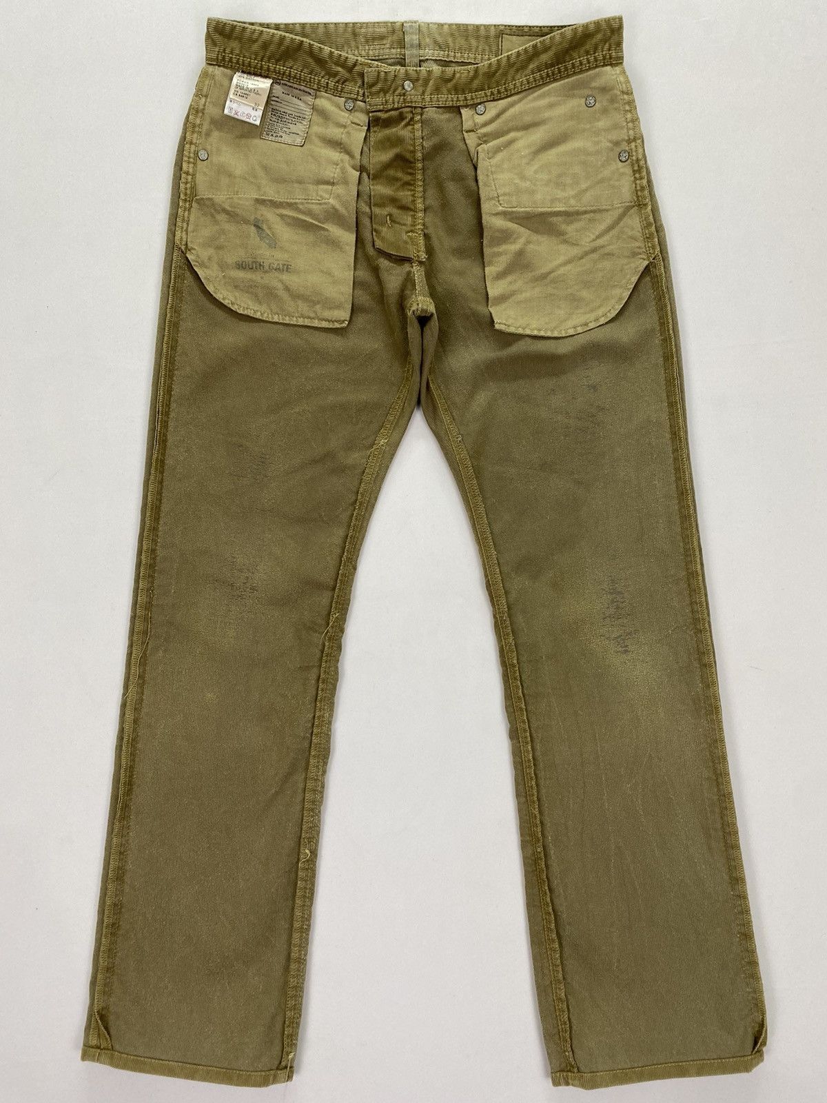 AG Adriano Goldschmied AG Adriano Goldschmied Dirty Distressed Corduroy Pant Size US 32 / EU 48 - 7 Thumbnail