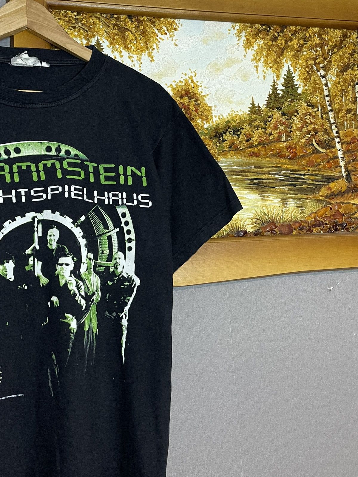 Band Tees × Vintage Rare Vintage 2004 Rammstein Lichtspielhaus Graphic T-shirt Size US L / EU 52-54 / 3 - 4 Thumbnail