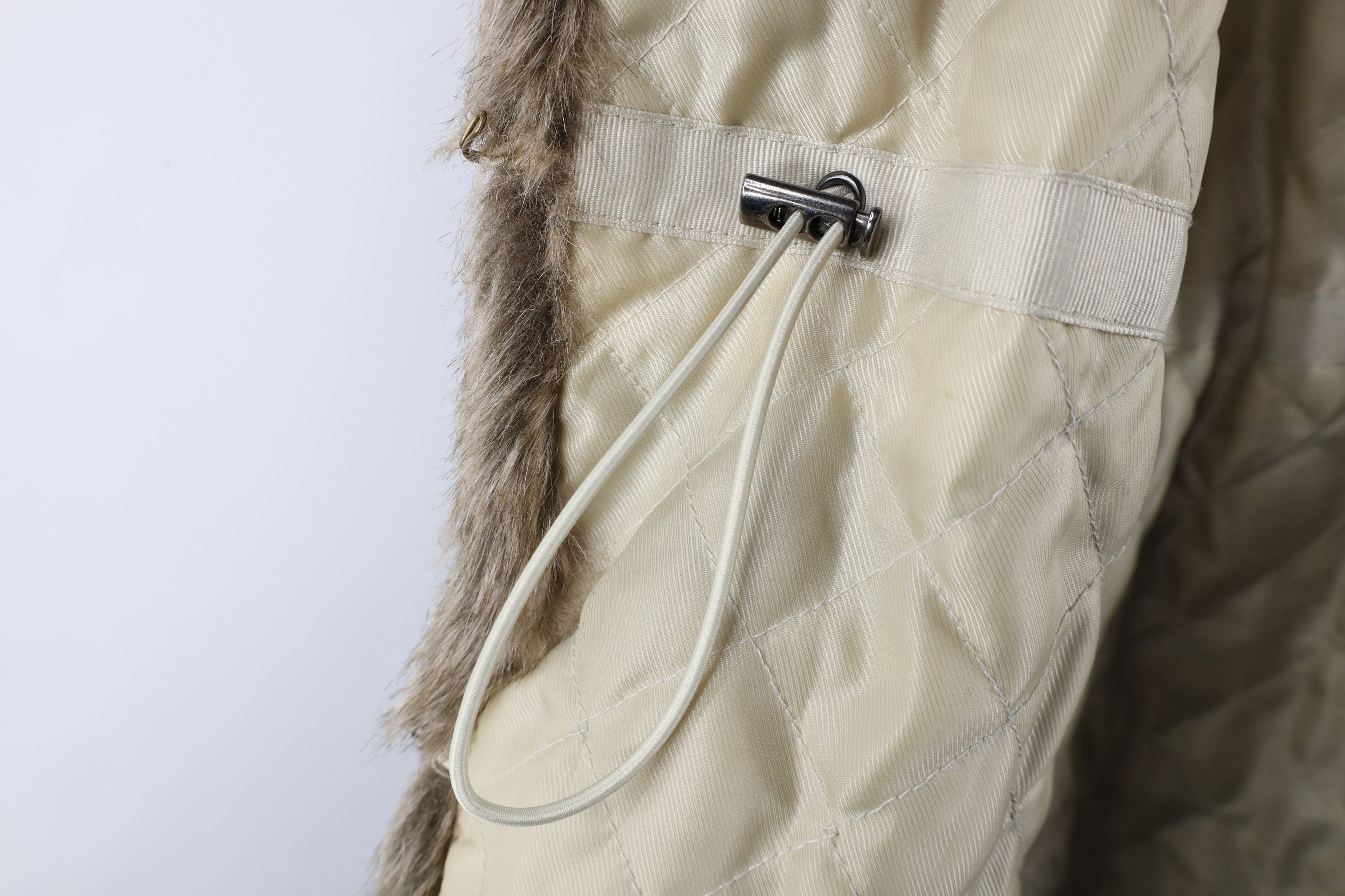 Banana Republic × Vintage Banana Republic Faux Fur Quilted Clasp Vest Jacket Brown Size M / US 6-8 / IT 42-44 - 6 Thumbnail