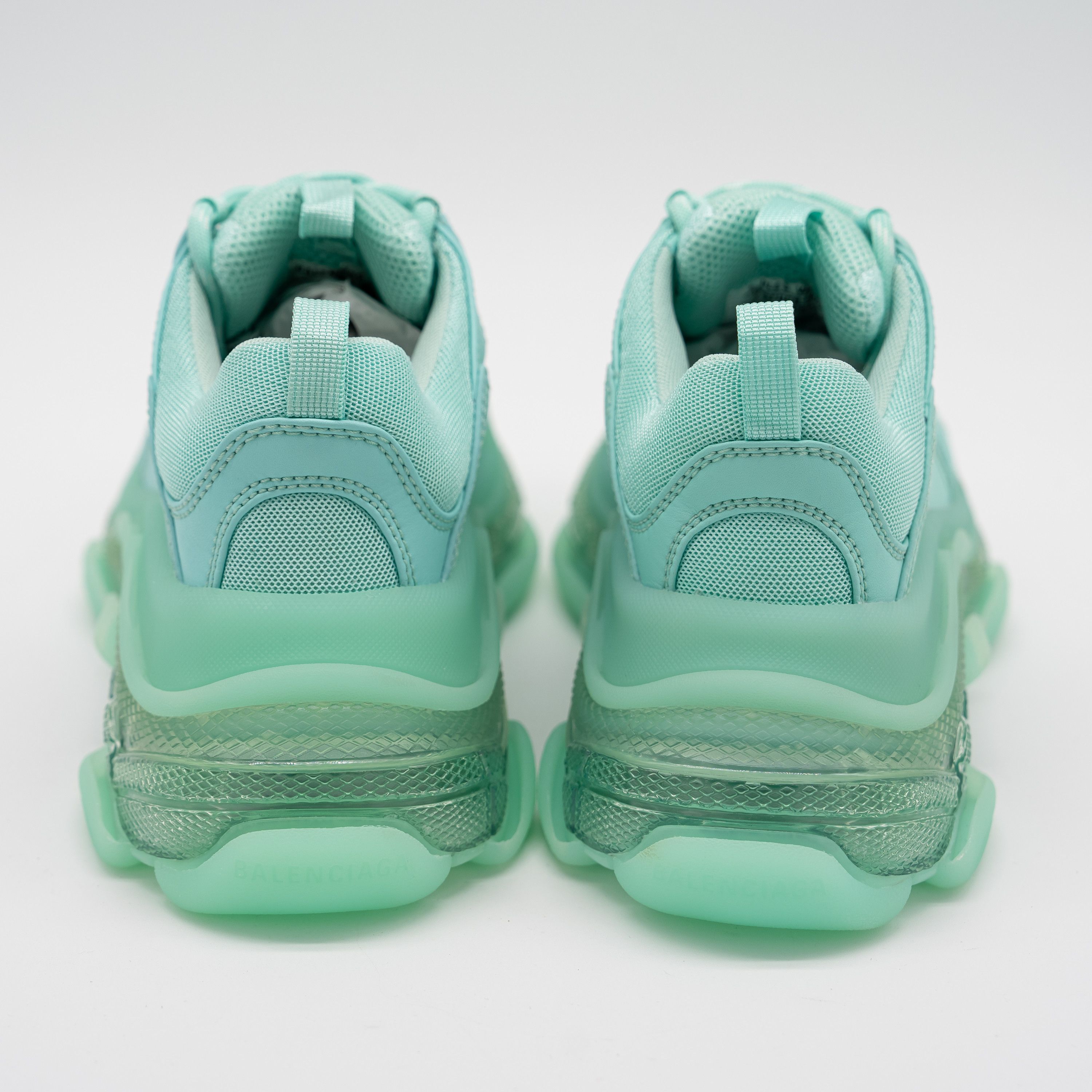 Balenciaga 37 EU / 7 US Balenciaga Triple S Sneakers Mint Green Size US 7 / IT 37 - 5 Thumbnail