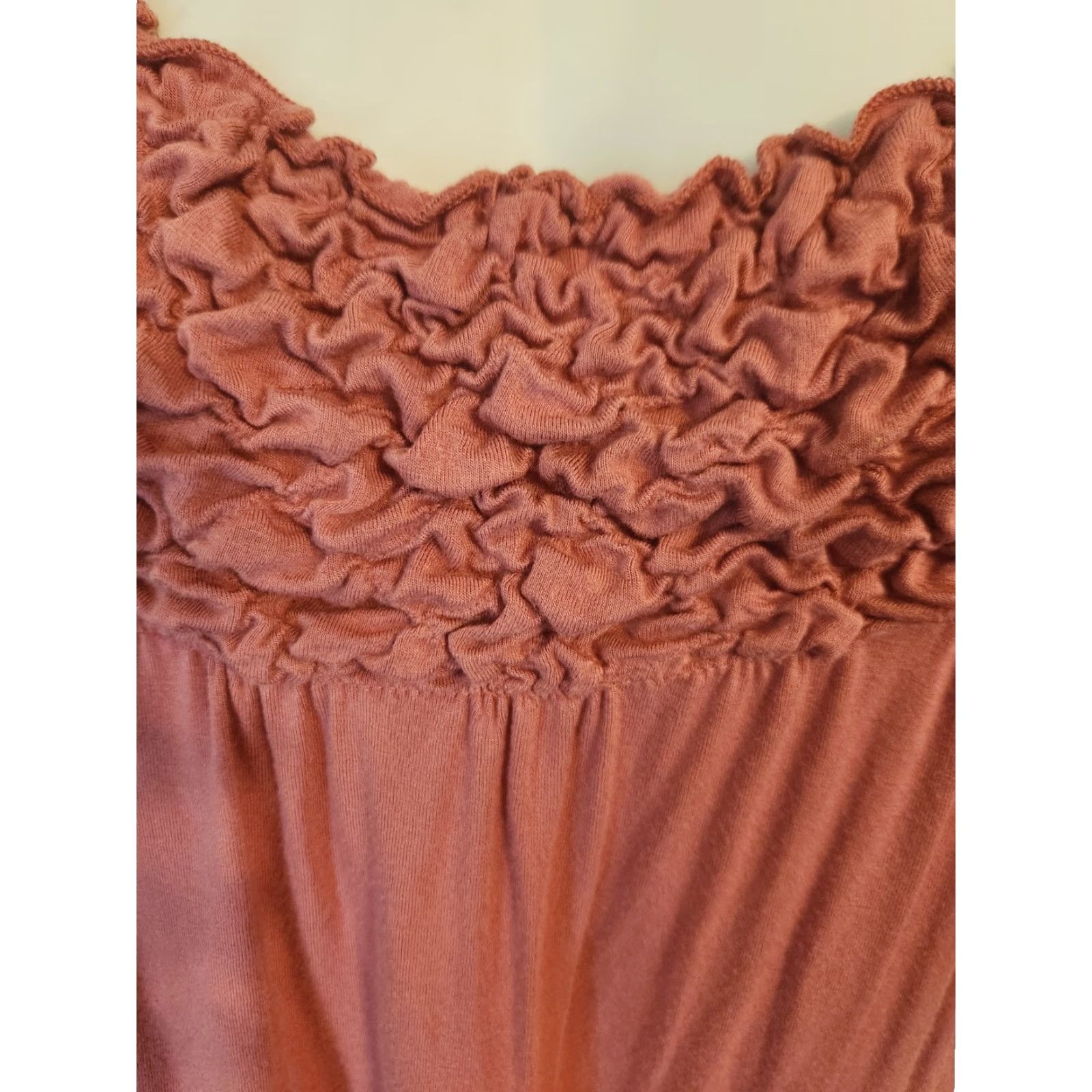 Vintage Susan Graver Blouse Shirt 2X Pink Stretch Textured Trim Casual Long Sleeve Round Neck Womens Plus Size Size XXL / US 16-18 / IT 52-54 - 2 Thumbnail