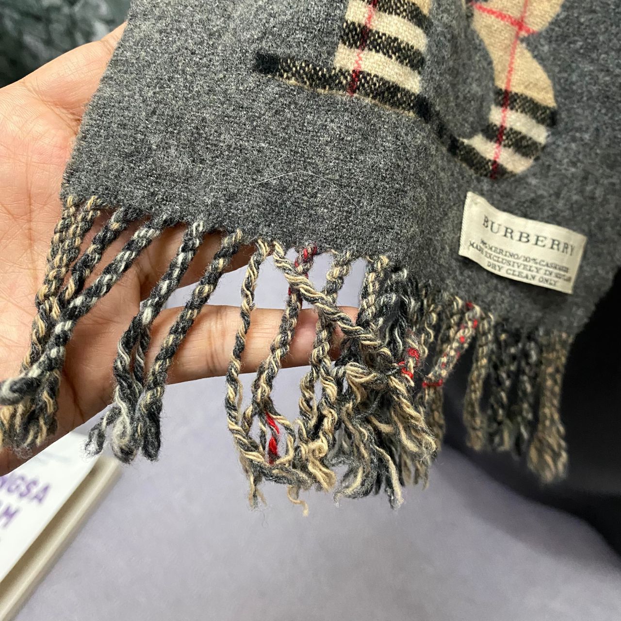 Burberry Prorsum Vintage 90s Burberry Exclusive by Scotland Scarf Size ONE SIZE - 18 Thumbnail