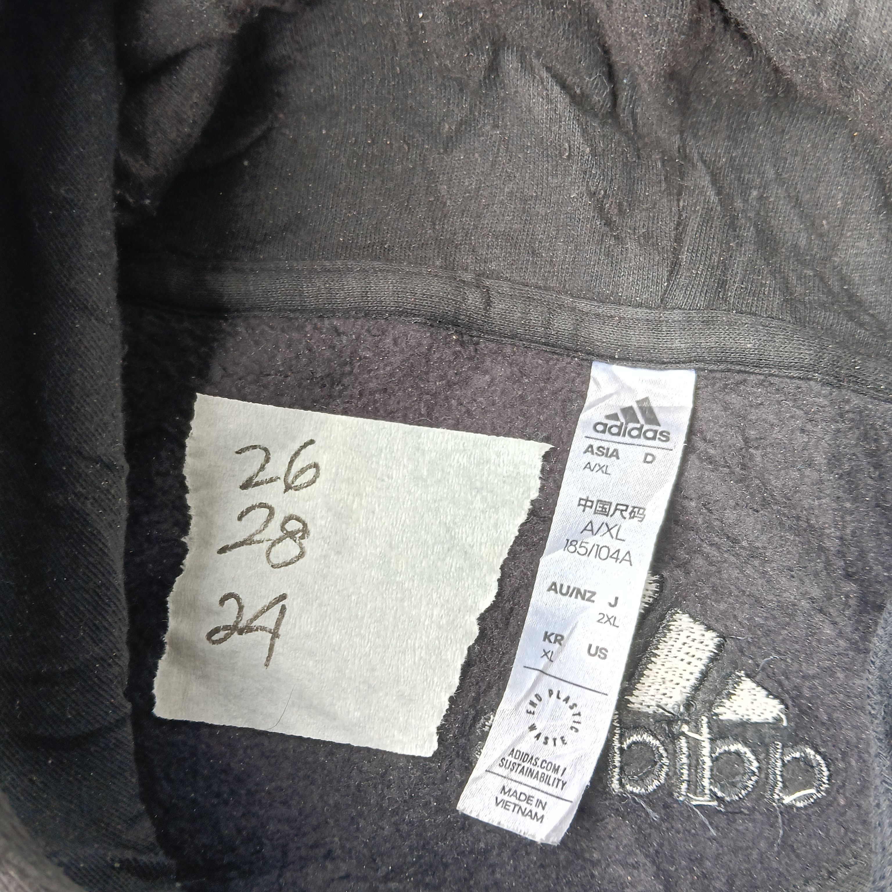 Adidas big logo adidas hoodie xxxl Size US XXL / EU 58 / 5 - 3 Thumbnail
