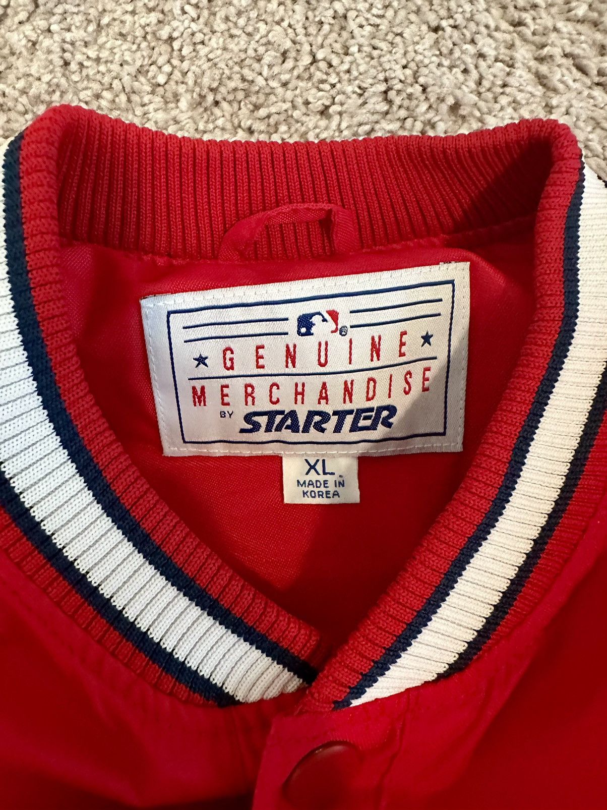 Starter Vintage Cleveland Indians Starter Jacket, Sz XL Size US XL / EU 56 / 4 - 5 Thumbnail