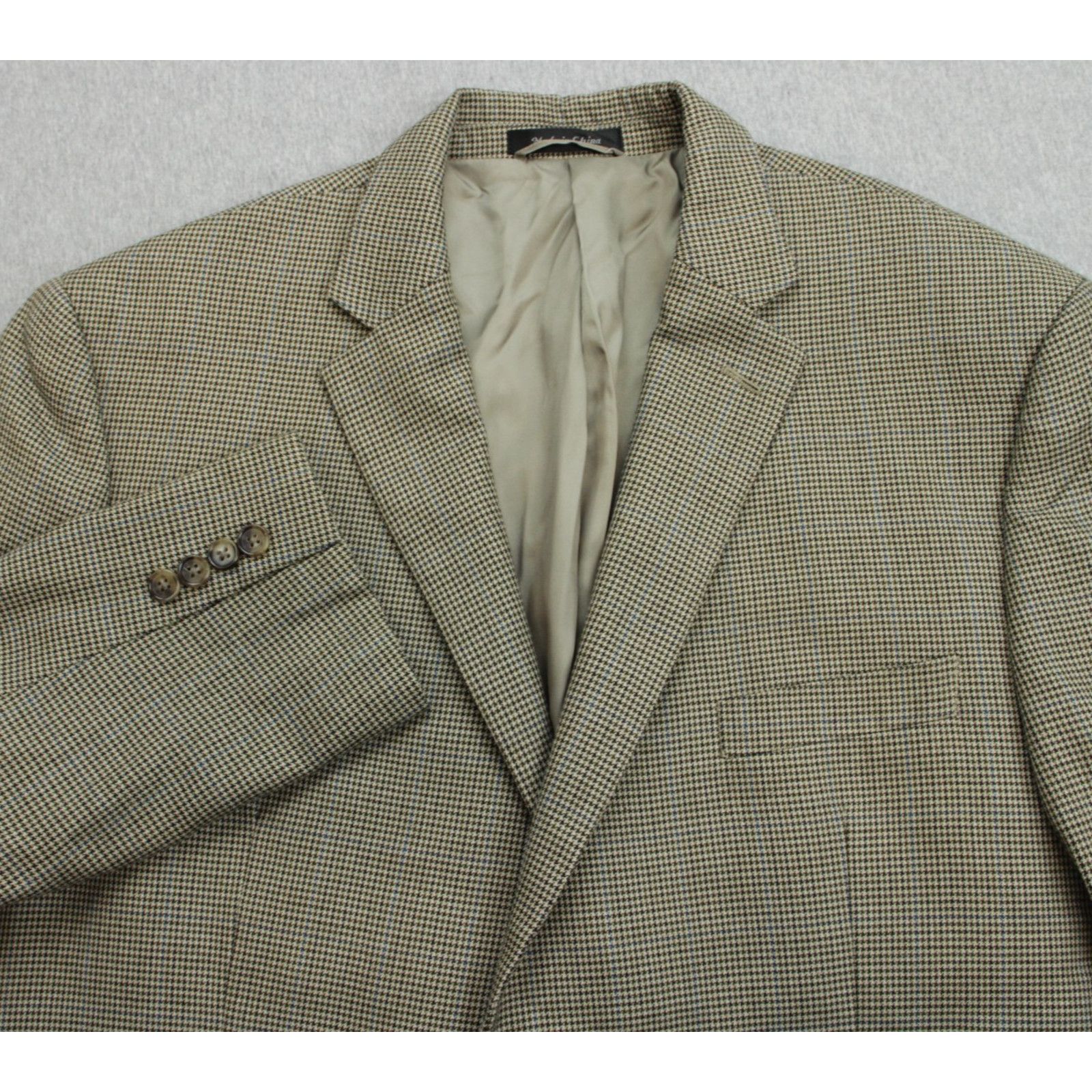Lauren Ralph Lauren Lauren Ralph Lauren Blazer Mens 46R Houndstooth 2 Buttons Size 46R - 1 Thumbnail