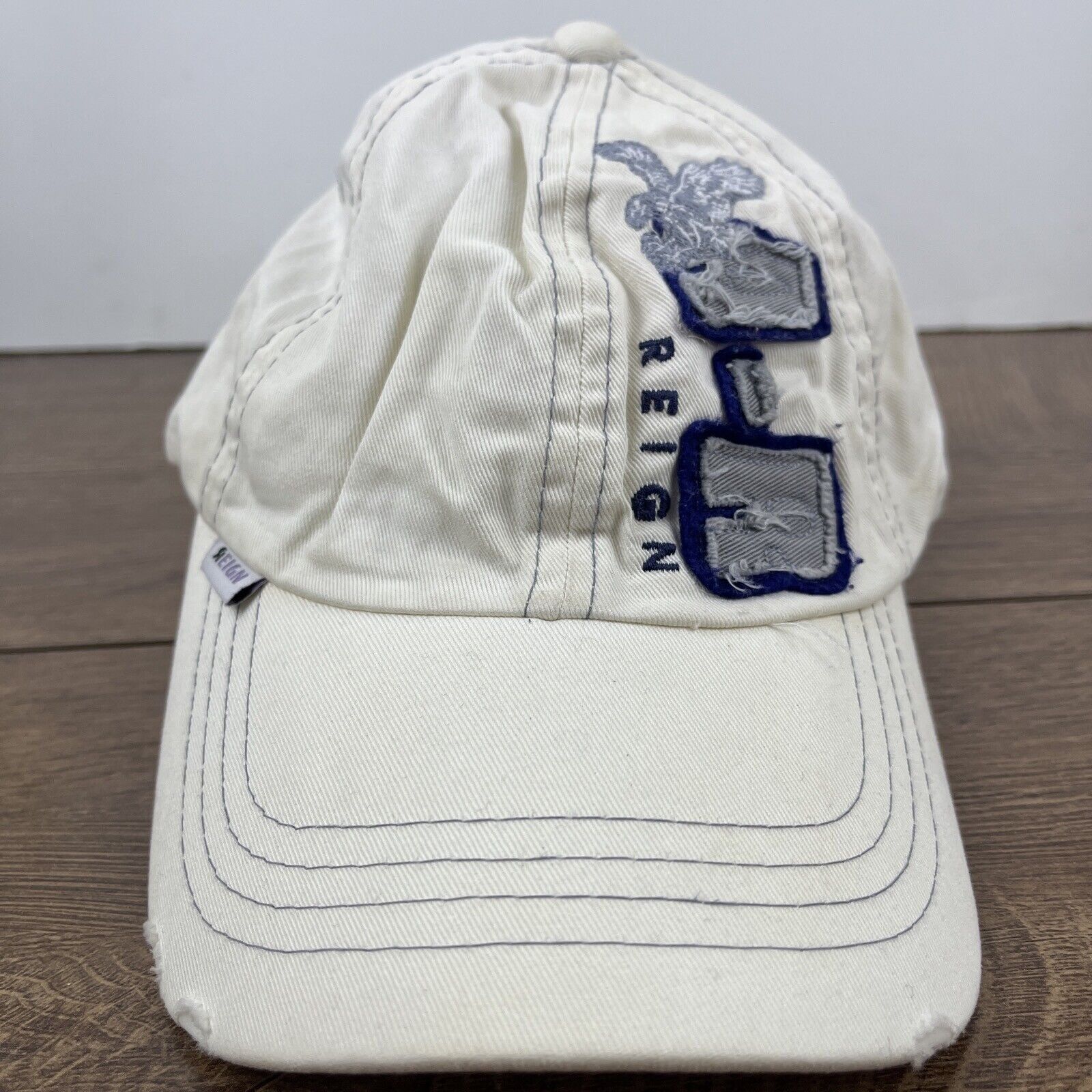 Other Reign Hat Reign White Hat Adjustable Adult Size Hat White Ca Size ONE SIZE - 2 Thumbnail