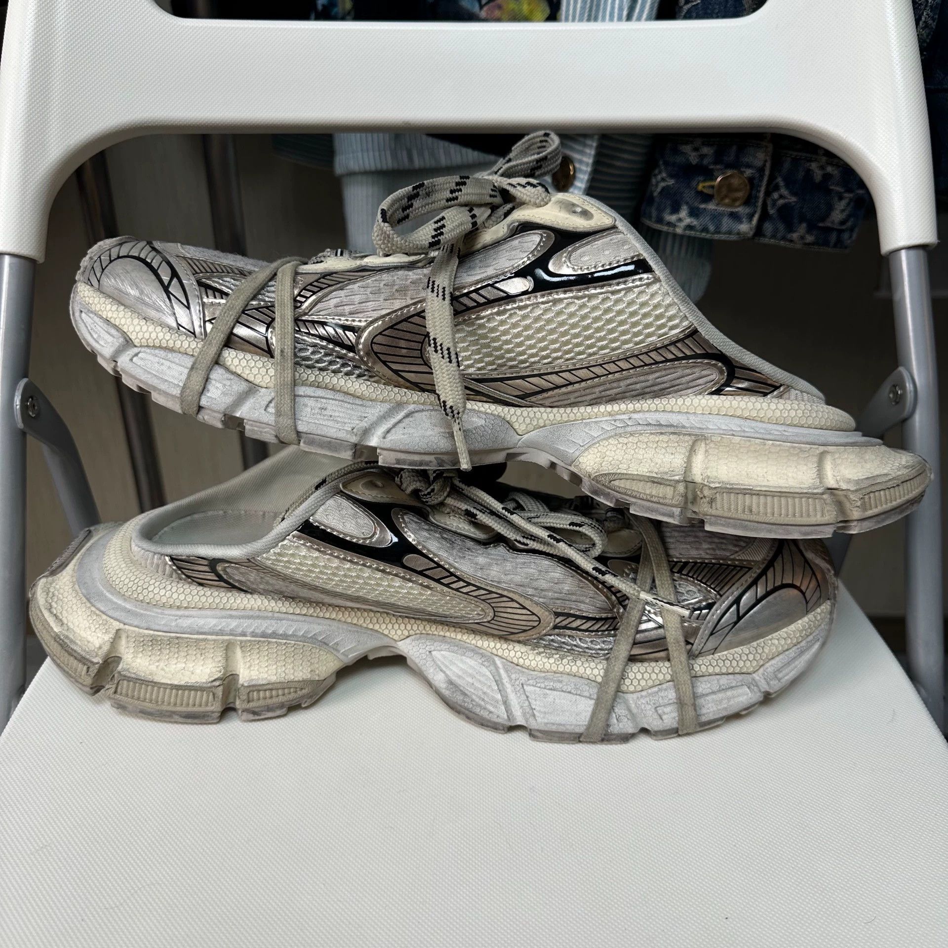 Balenciaga Balenciaga 3XL Round Toe Platform Mule Men's Beige 45 Size US 12 / EU 45 - 7 Thumbnail