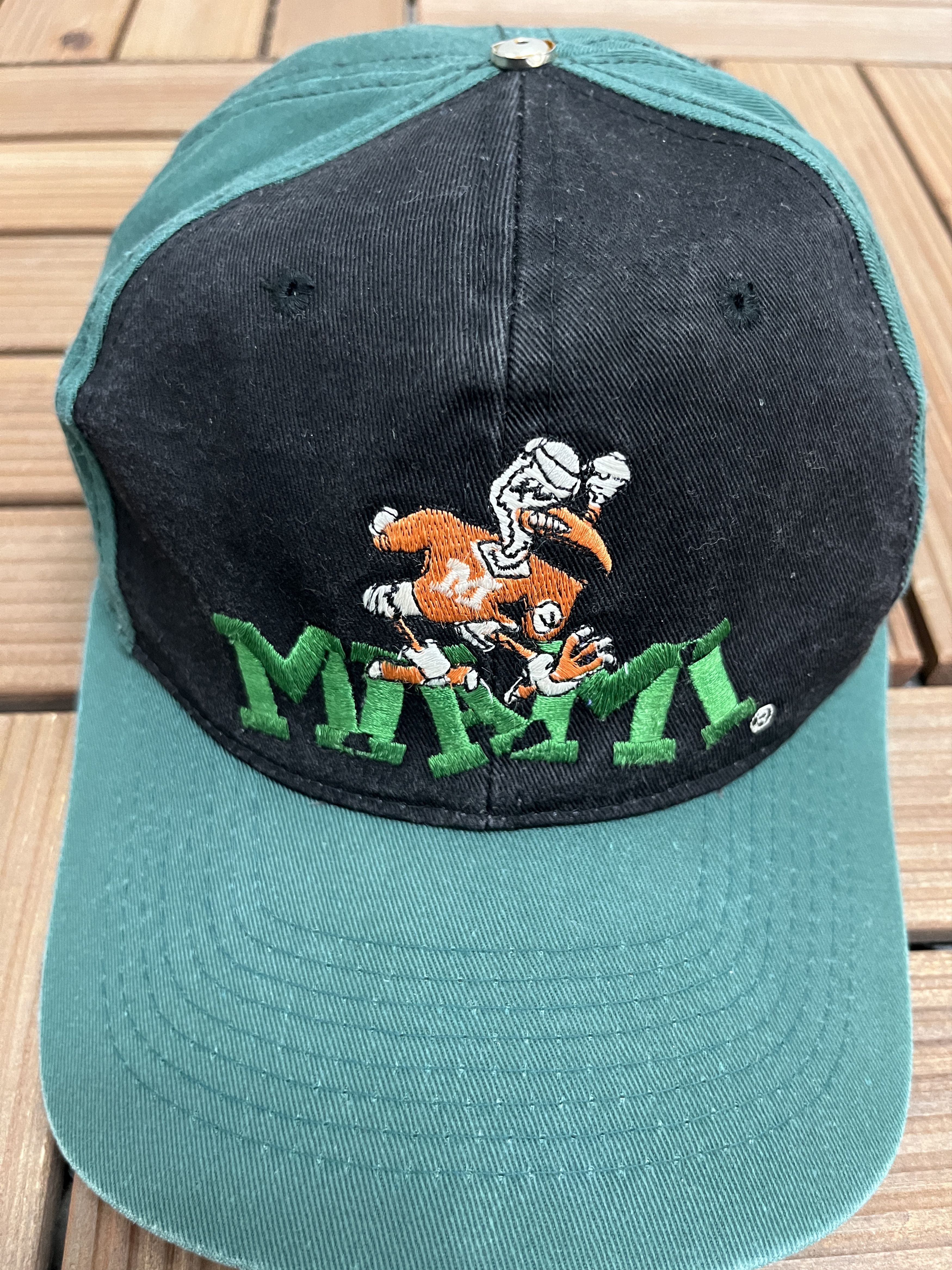 Vintage Miami Hurricanes Vintage Snap Back Hat Cap Size ONE SIZE - 3 Thumbnail