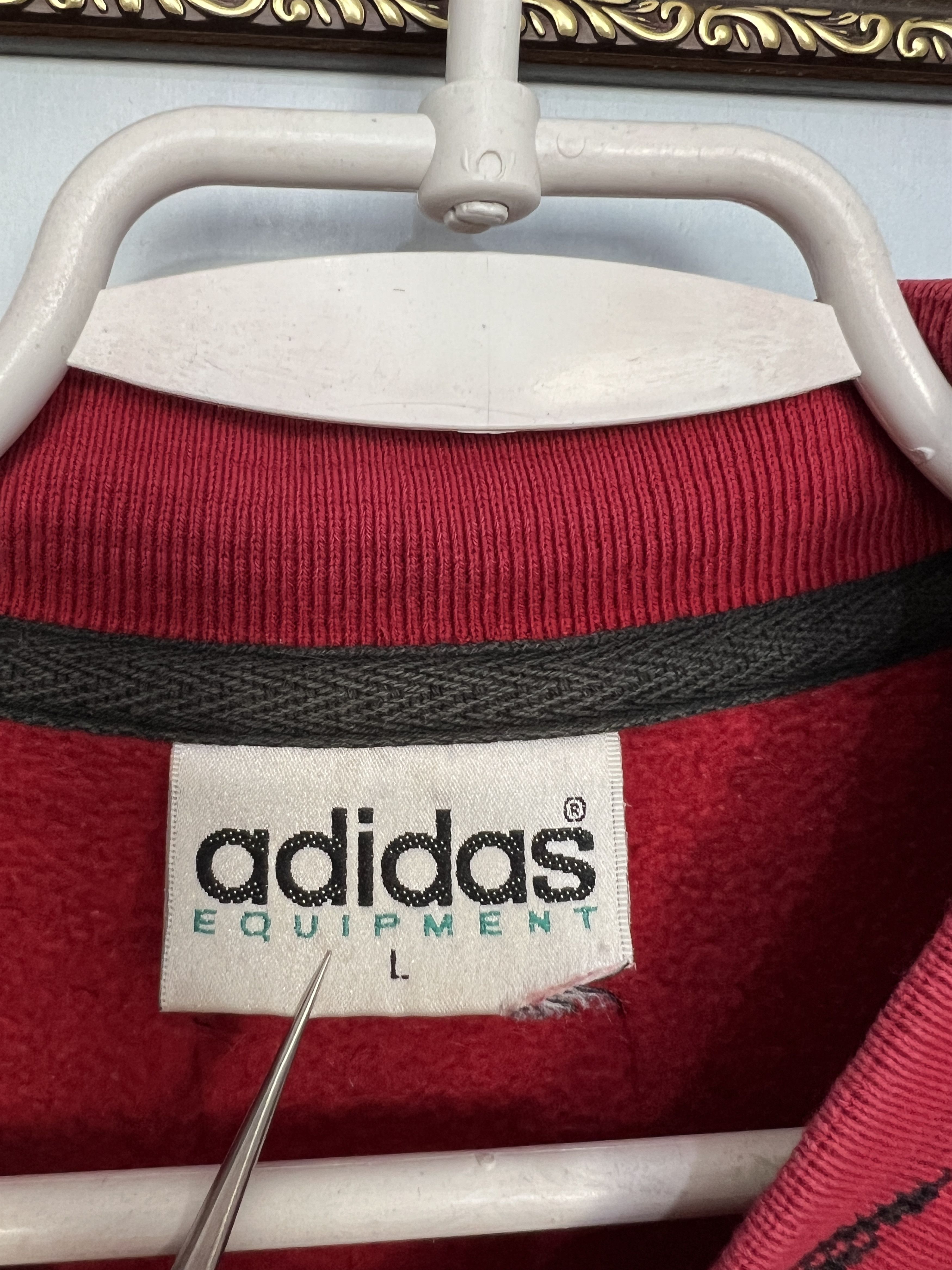 Adidas Vintage 90's Equipment Sweatshirt Big Logo Crewneck Rare Size US M / EU 48-50 / 2 - 6 Thumbnail