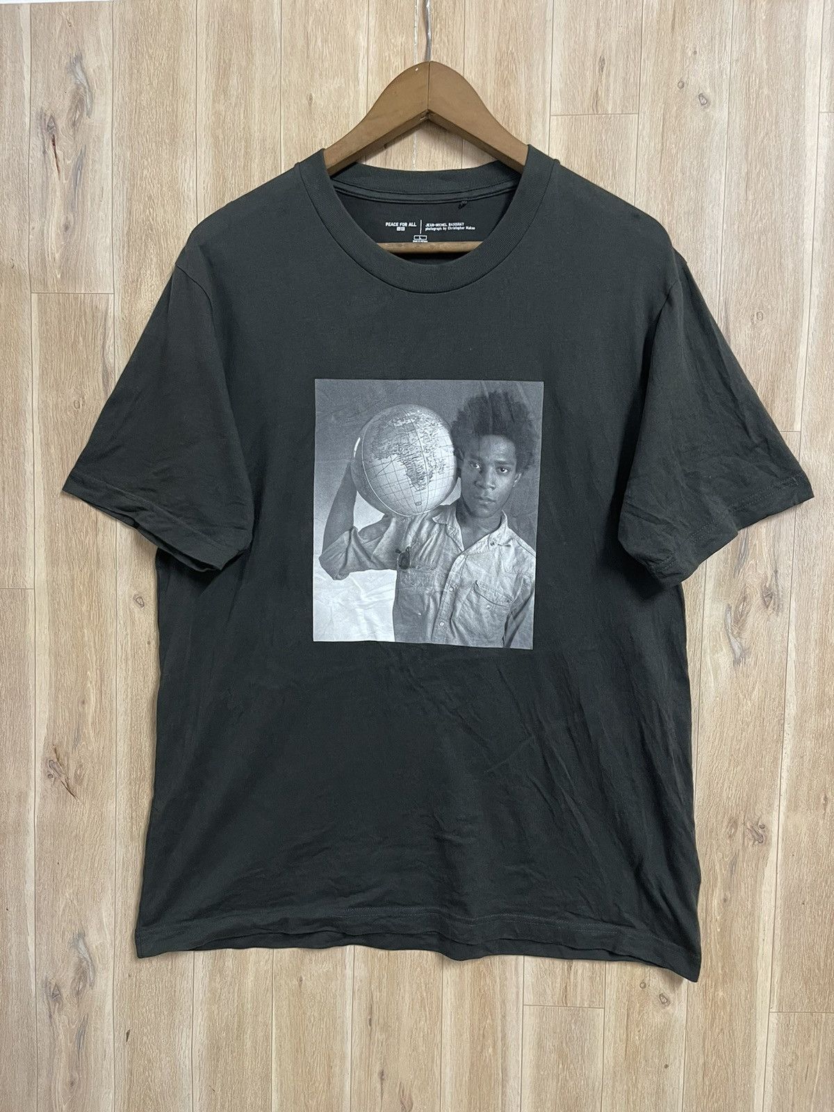 Jean-Michel Basquiat Vintage Jean Michel Basquiat T shirt XL Artist Peace For All Size US XL / EU 56 / 4 - 1 Thumbnail