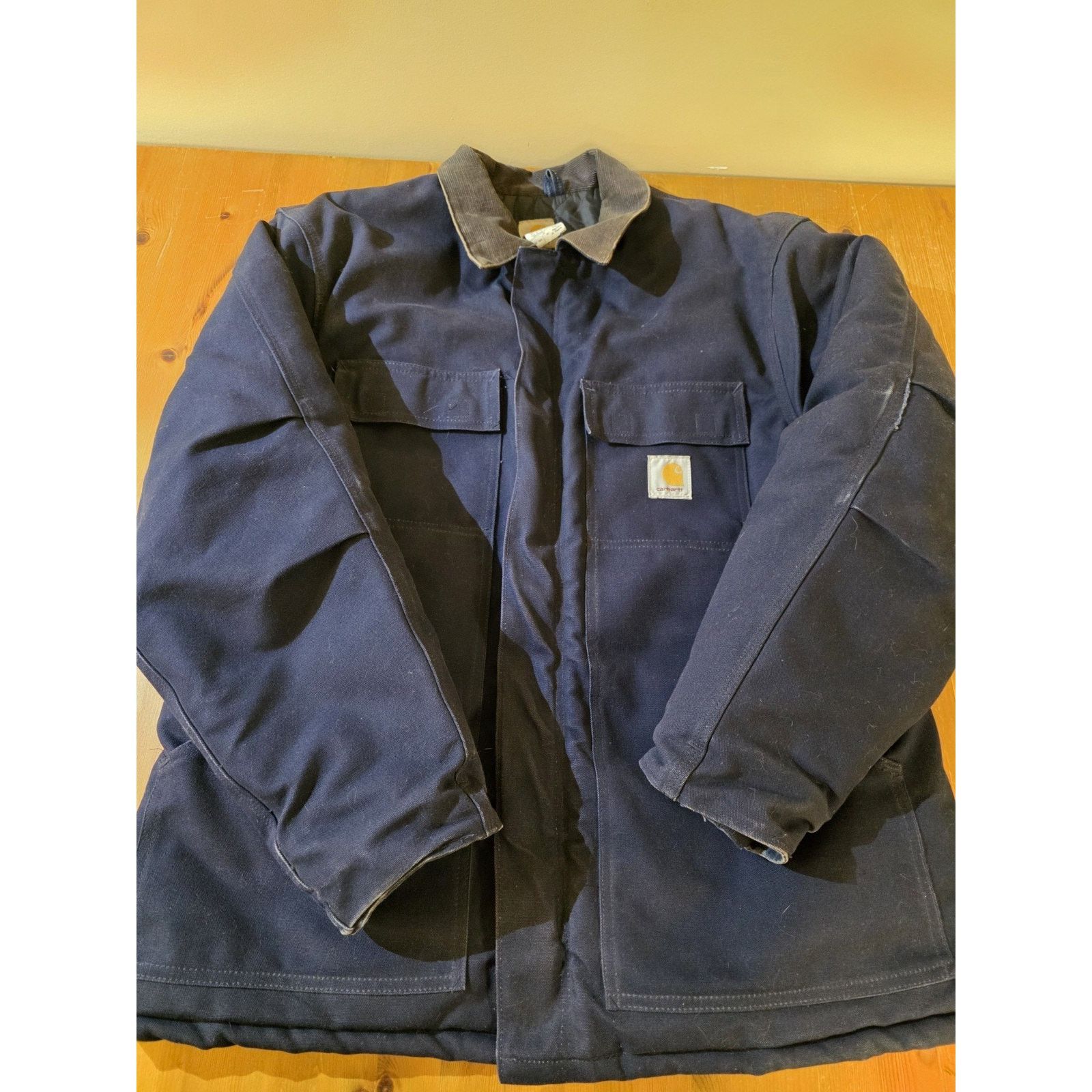 Carhartt Carhartt Navy Blue 2005 Duck Jacket Men’s Size 44/Large Size US L / EU 52-54 / 3 - 1 Thumbnail