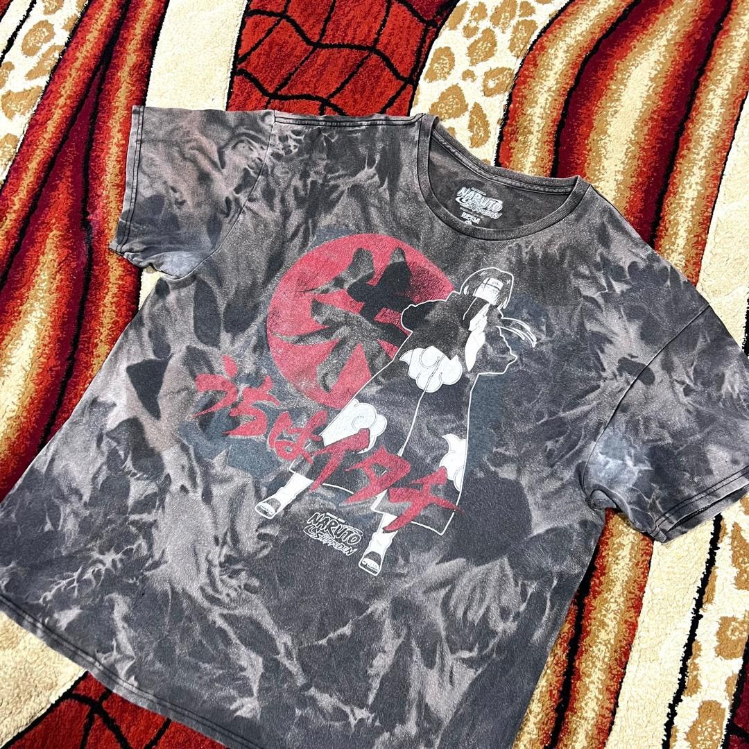 Anime Vintage Thrashed Faded Uchiha Itachi Akatsuki Naruto T Shirt Size US XL / EU 56 / 4 - 2 Thumbnail